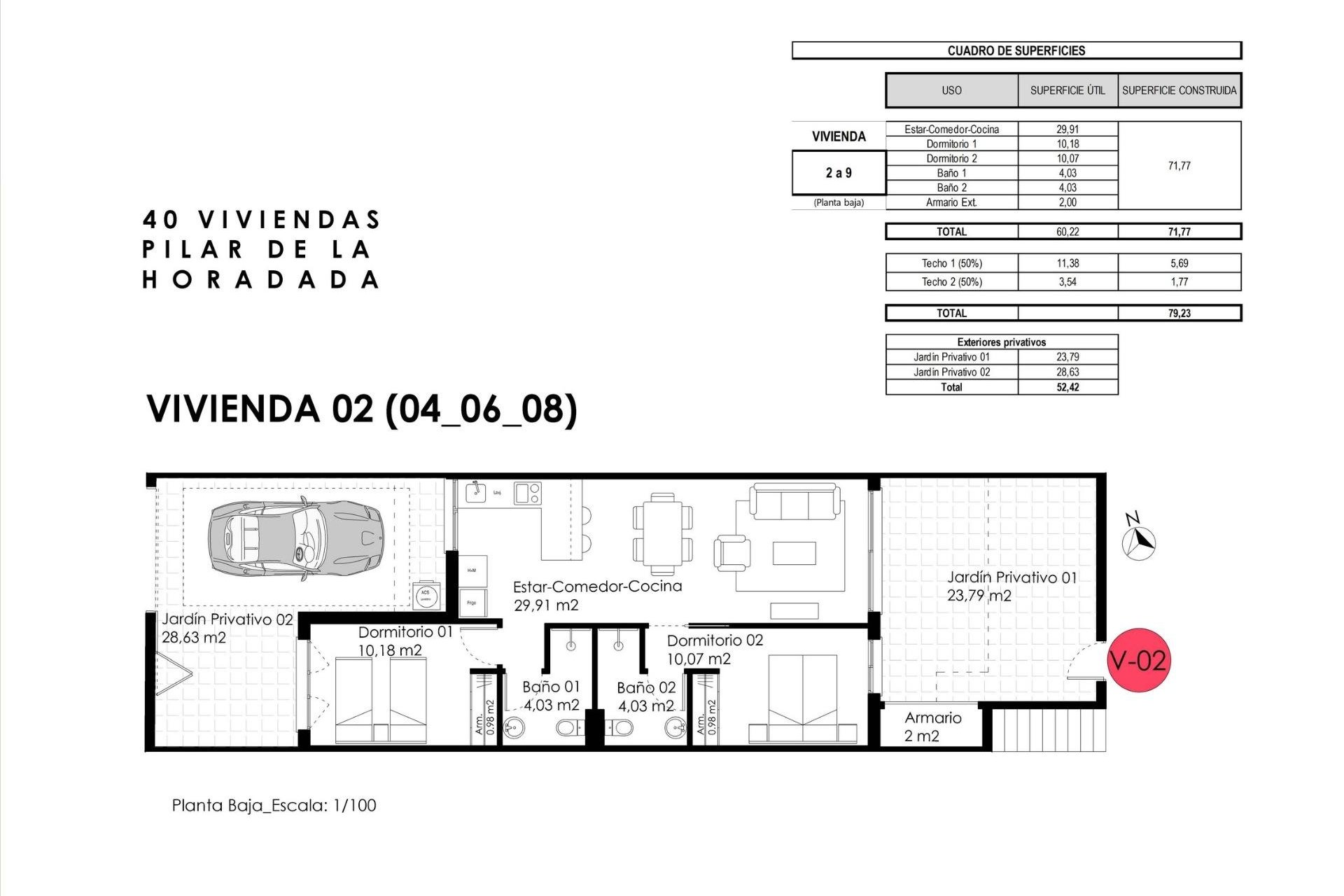 New Build - Bungalow -
Pilar de la Horadada - pueblo