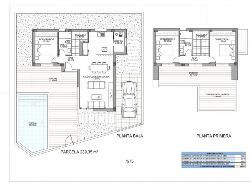 New Build - Villa -
Benijofar - Polideportivo