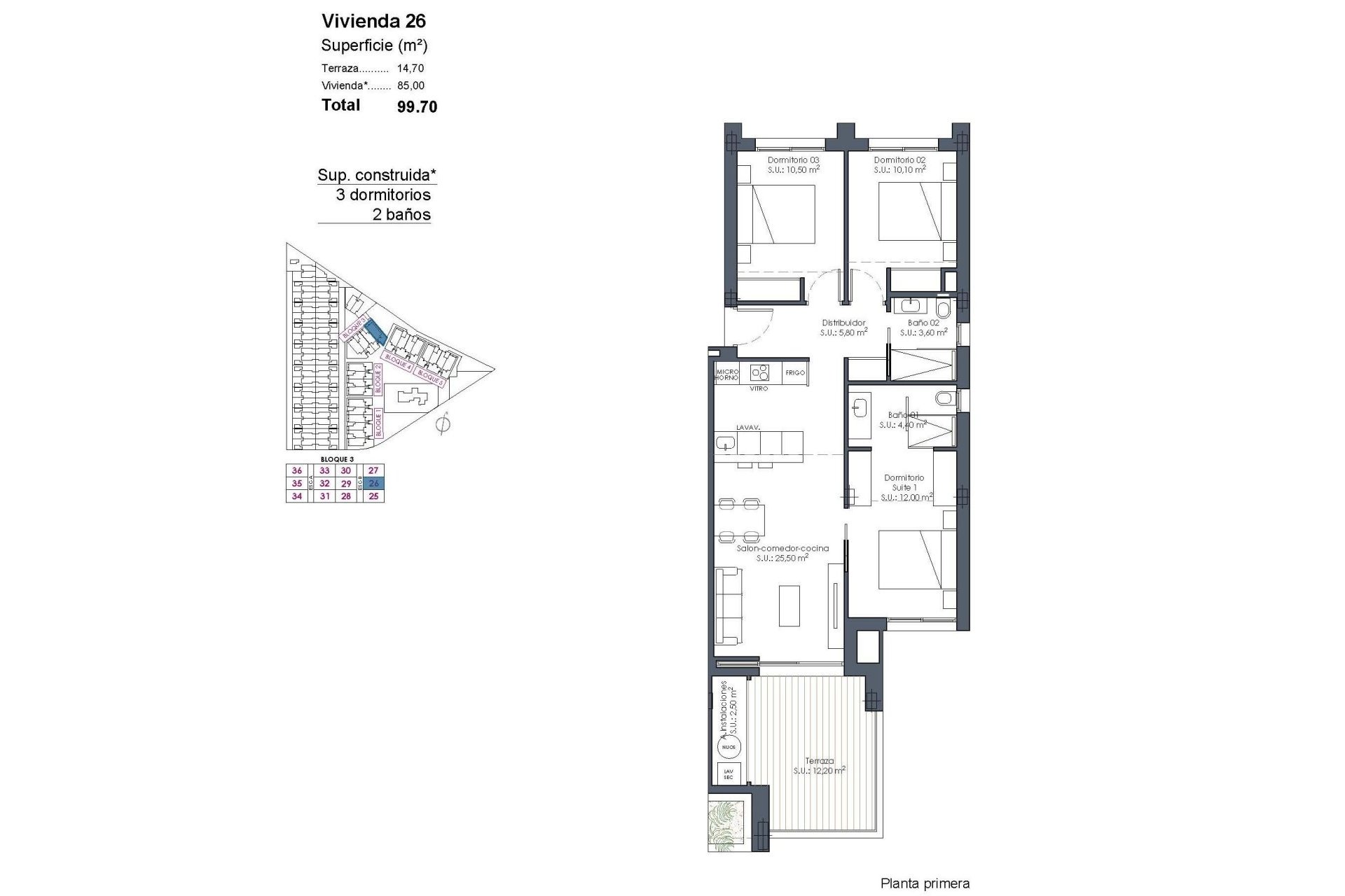 Nouvelle construction - Apartment -
Los Alcazares - Serena Golf