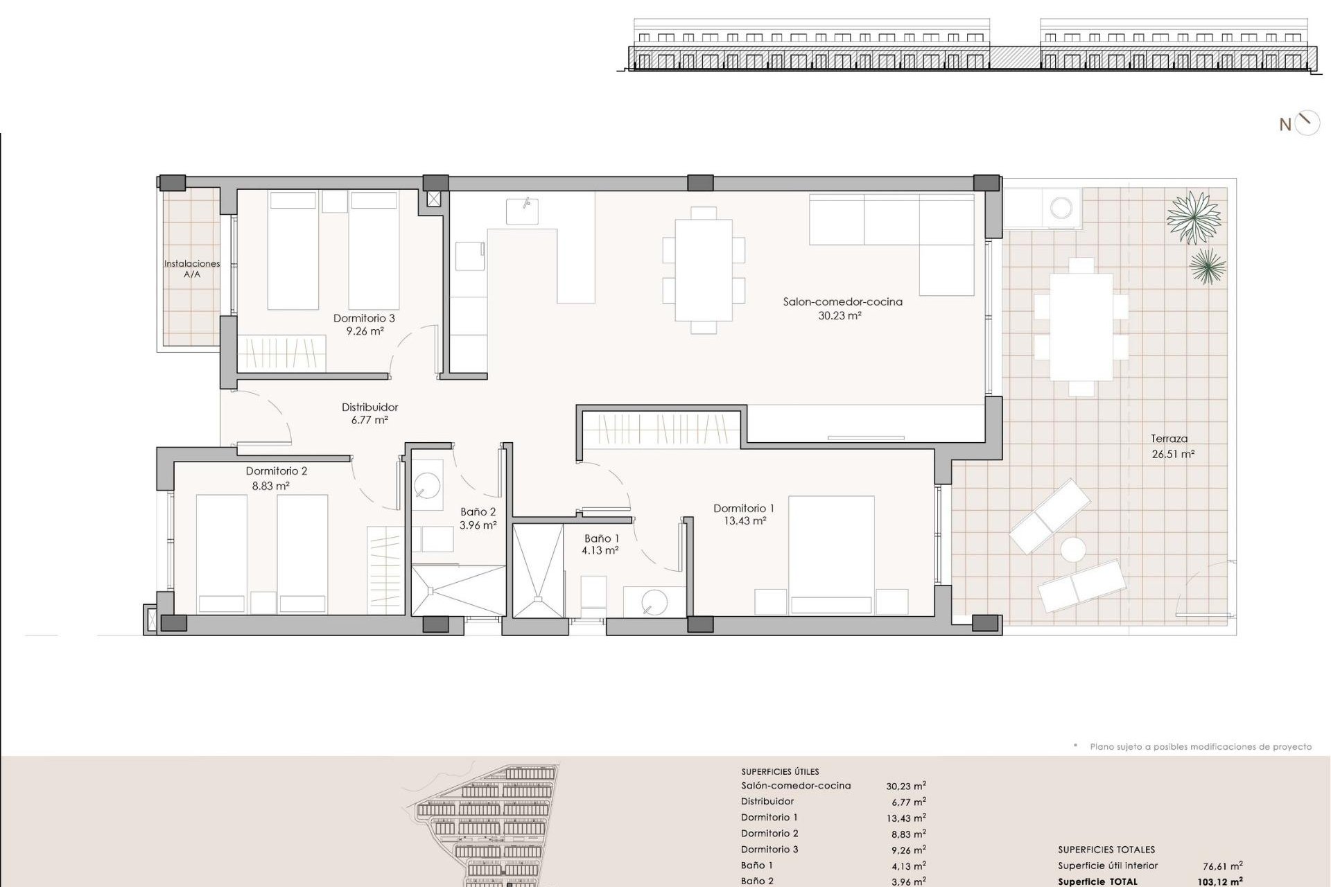 Nouvelle construction - Apartment -
Pulpi - Aguilón Golf