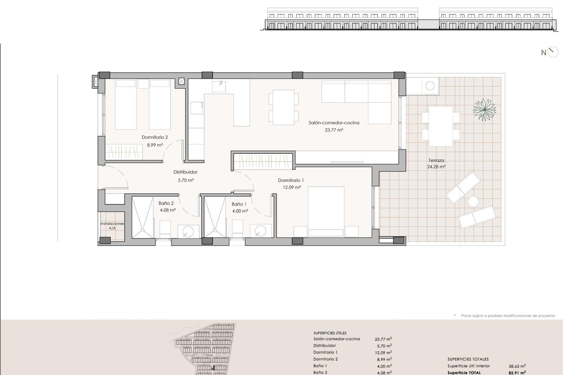Nouvelle construction - Apartment -
Pulpi - Aguilón Golf