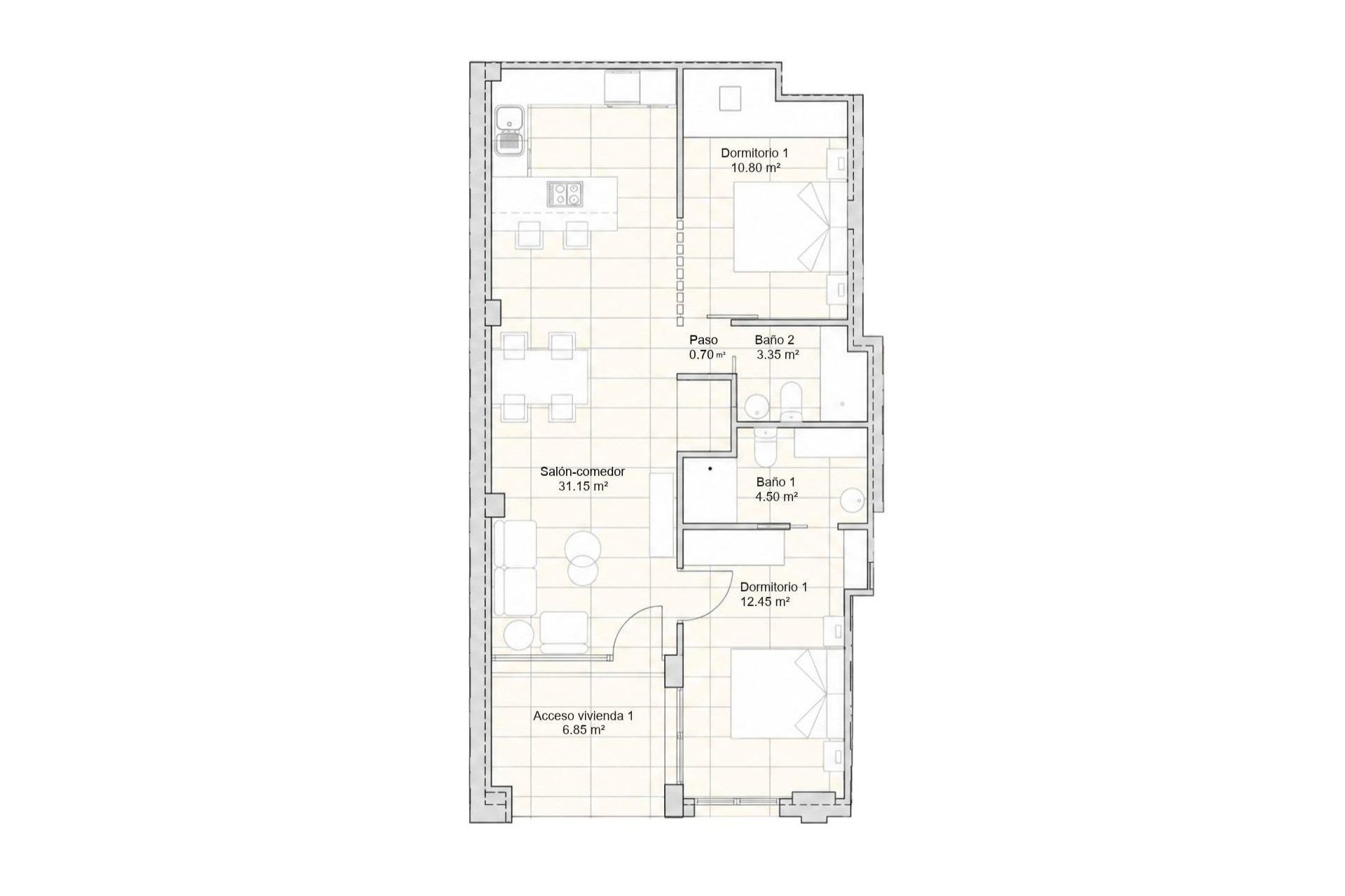 Nouvelle construction - Apartment -
San Javier - pueblo