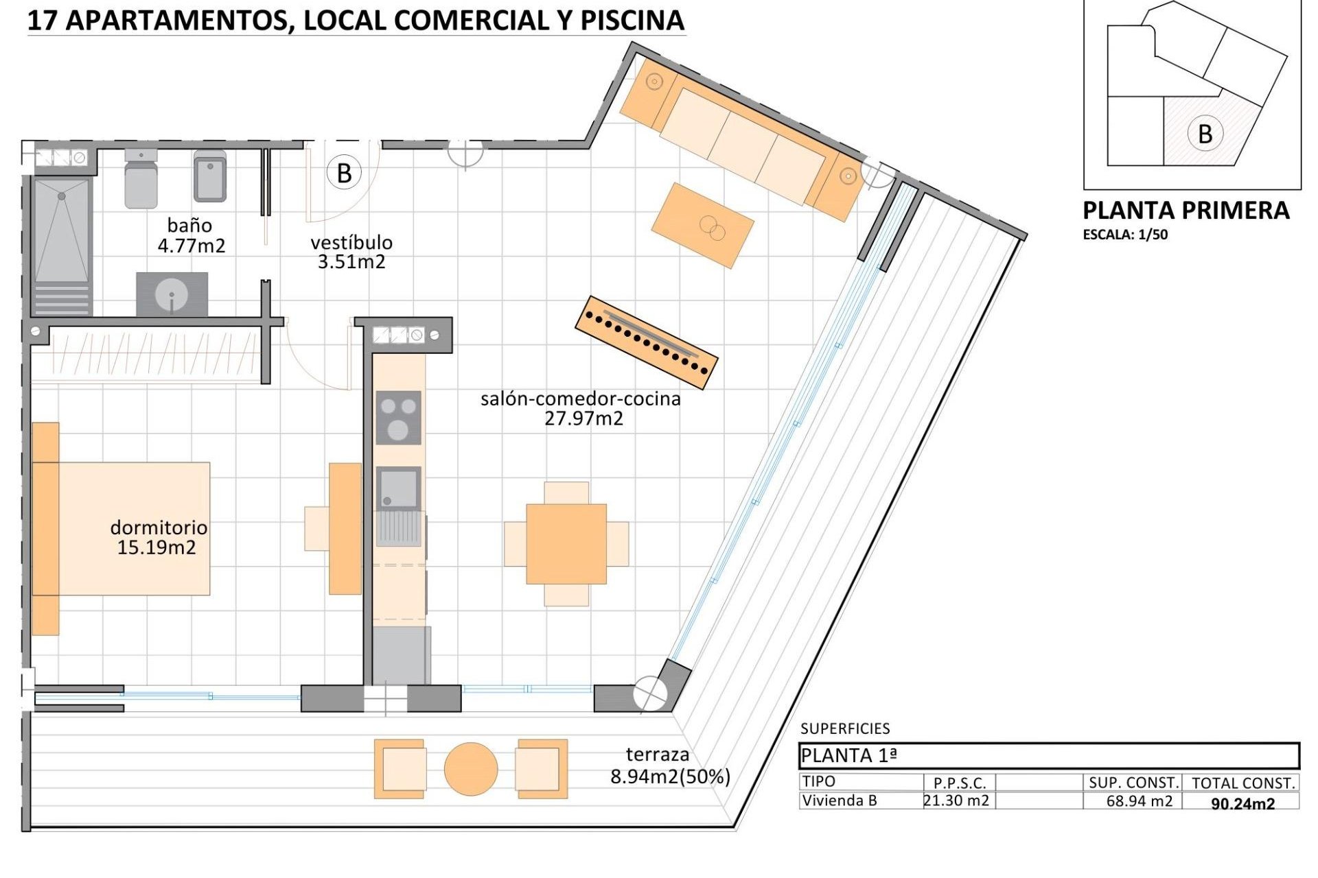Nouvelle construction - Apartment -
San Pedro del Pinatar - Lo Pagan
