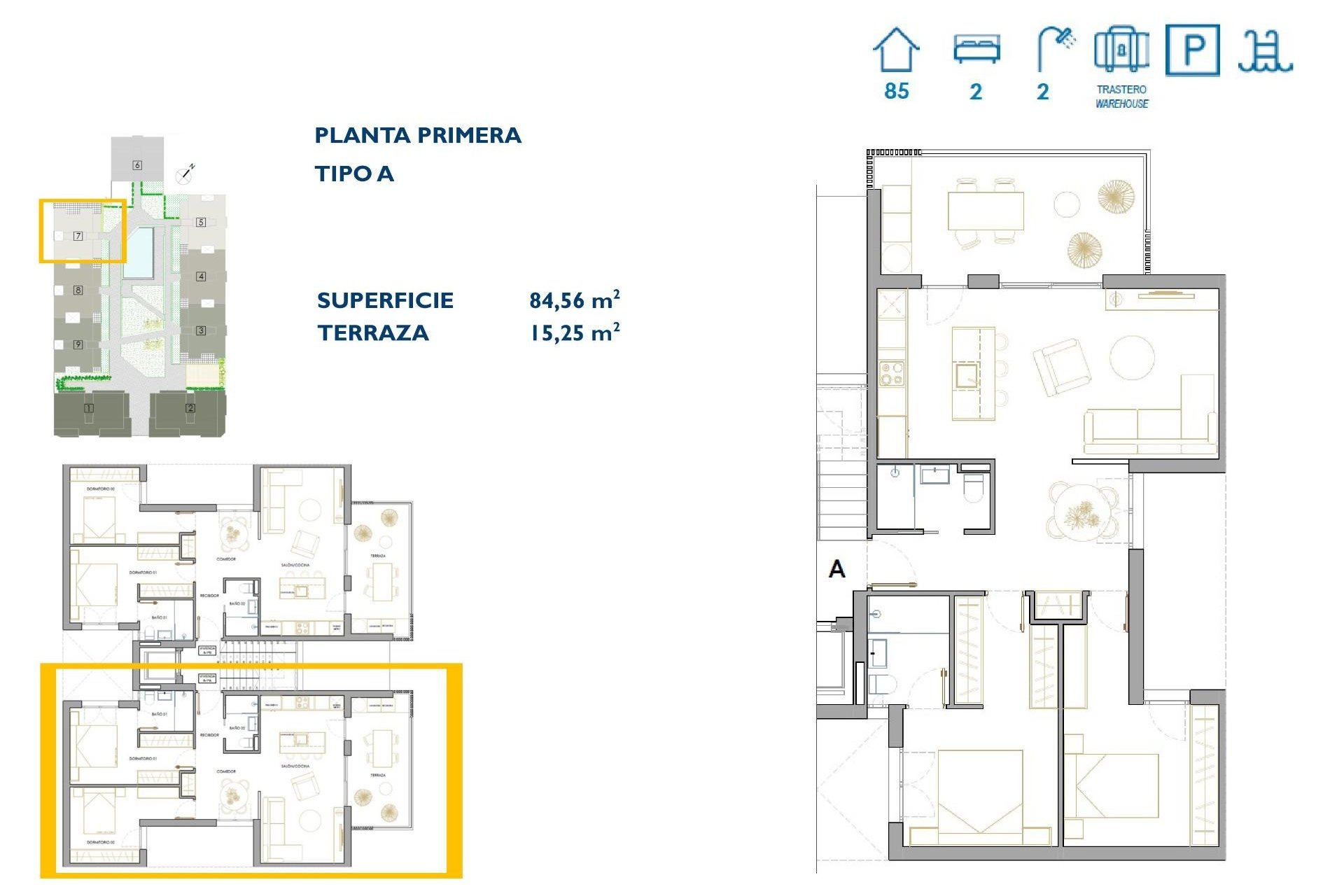 Nouvelle construction - Apartment -
San Pedro del Pinatar - Pueblo