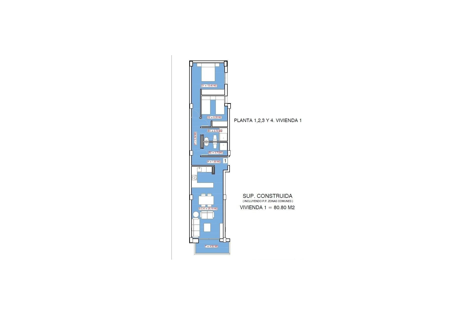 Nouvelle construction - Apartment -
Torrevieja - Playa El Acequión
