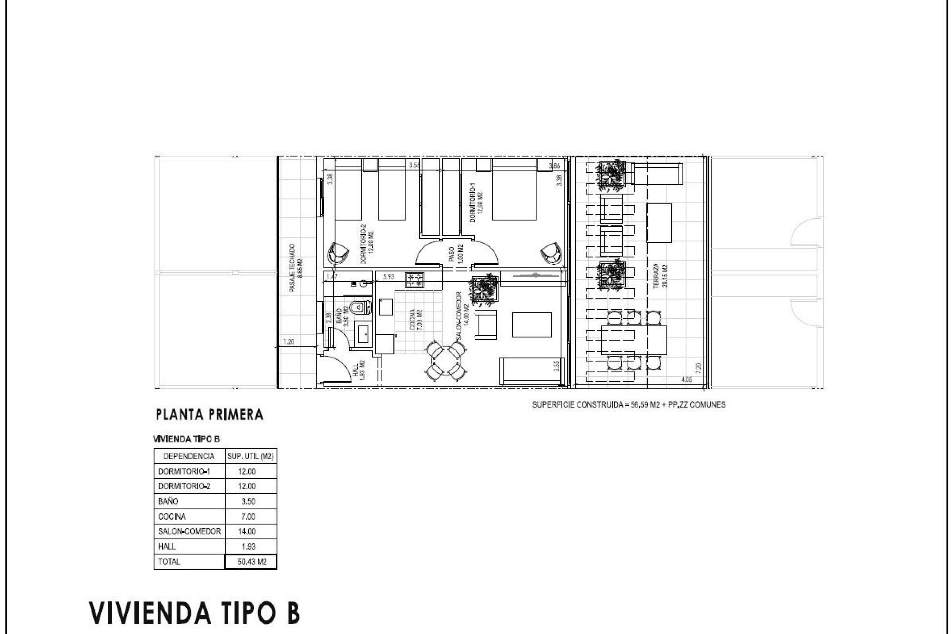 Nouvelle construction - Apartment -
Vera - Vera Playa