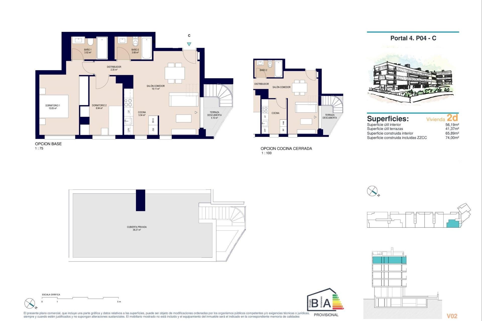 Nouvelle construction - Attique -
Alicante - San Agustín-PAU 2