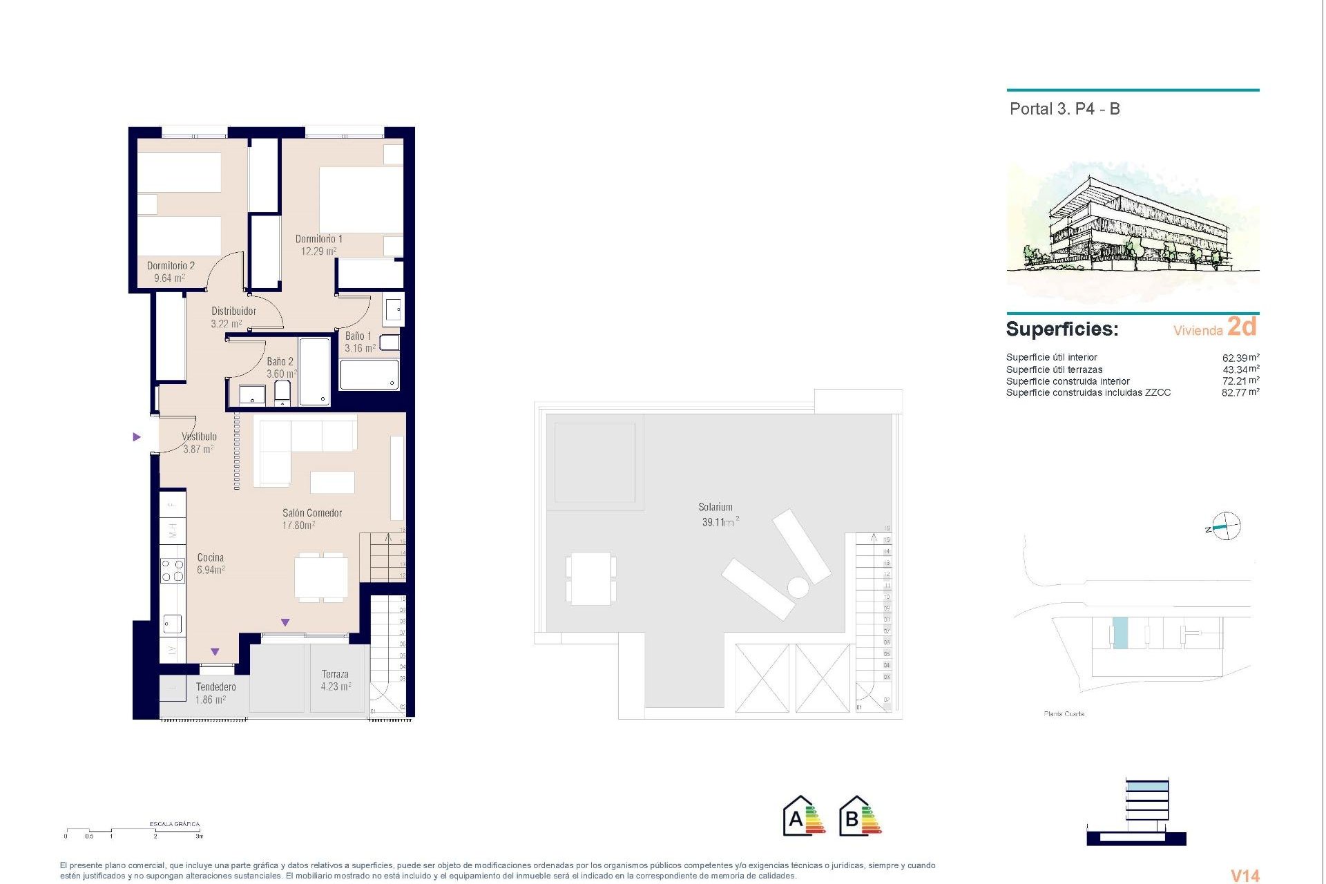 Nouvelle construction - Attique -
Alicante - San Agustín-PAU 2