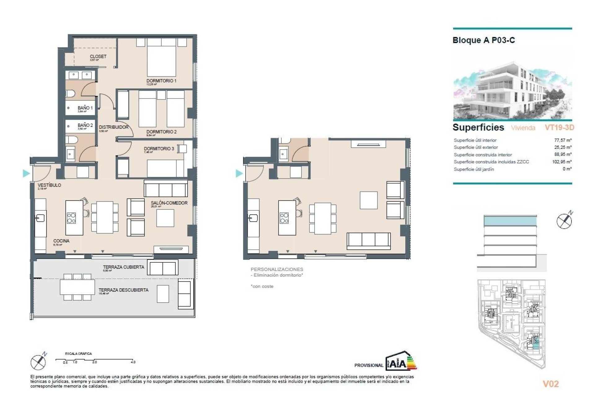 Nouvelle construction - Attique -
Benicassim - Almadraba