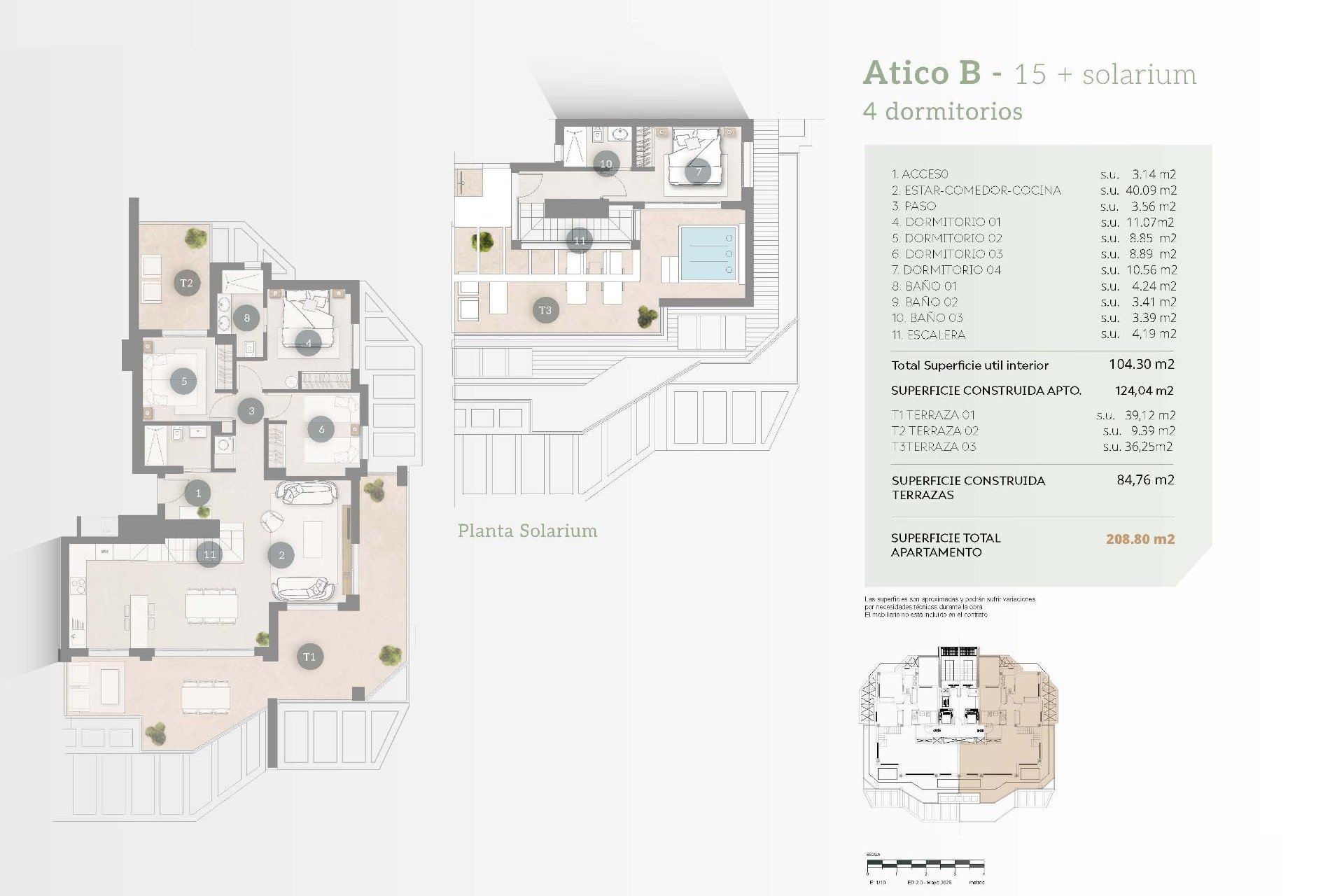 Nouvelle construction - Attique -
Calpe - Playa Arenal