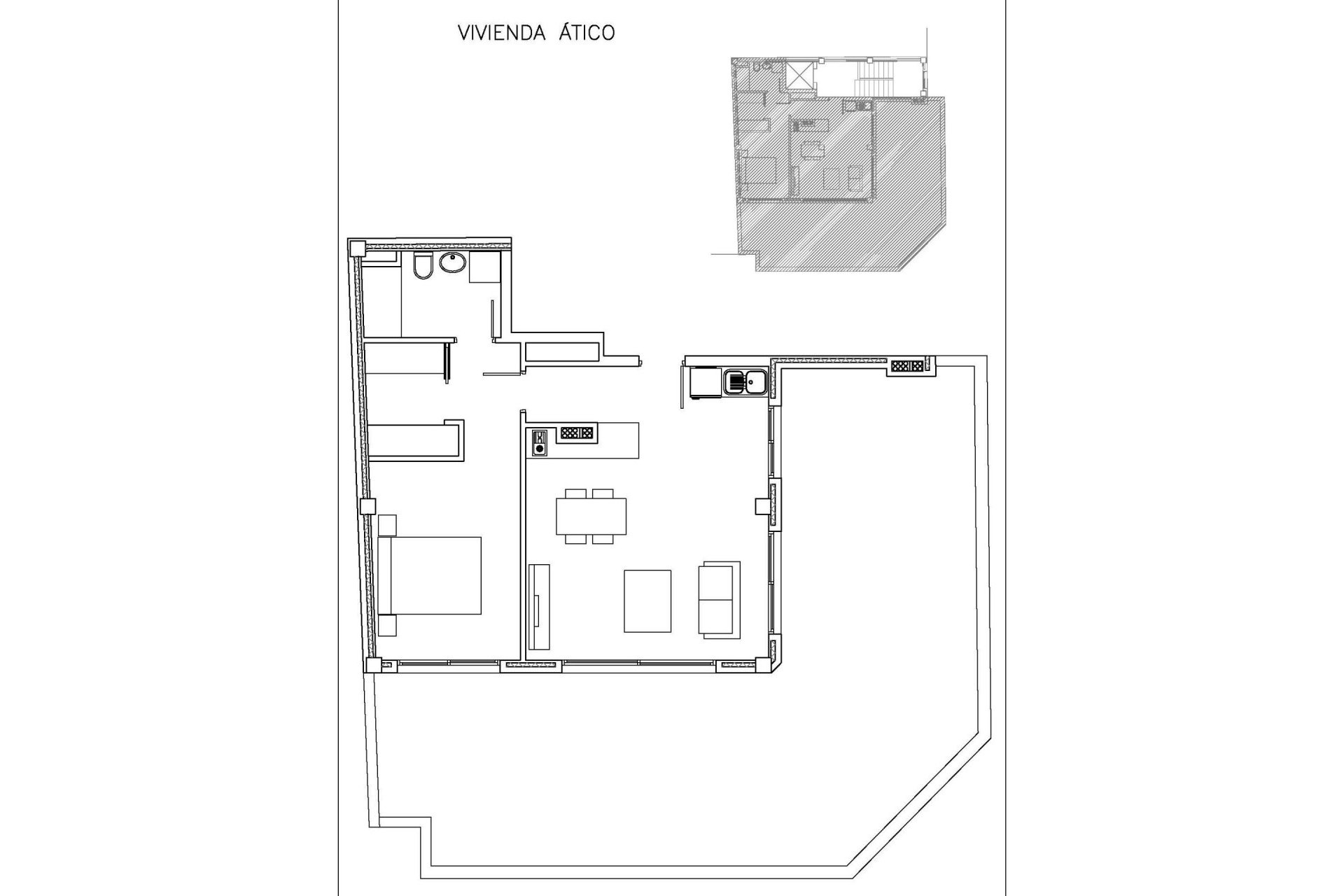 Nouvelle construction - Attique -
Guardamar del Segura - Centro