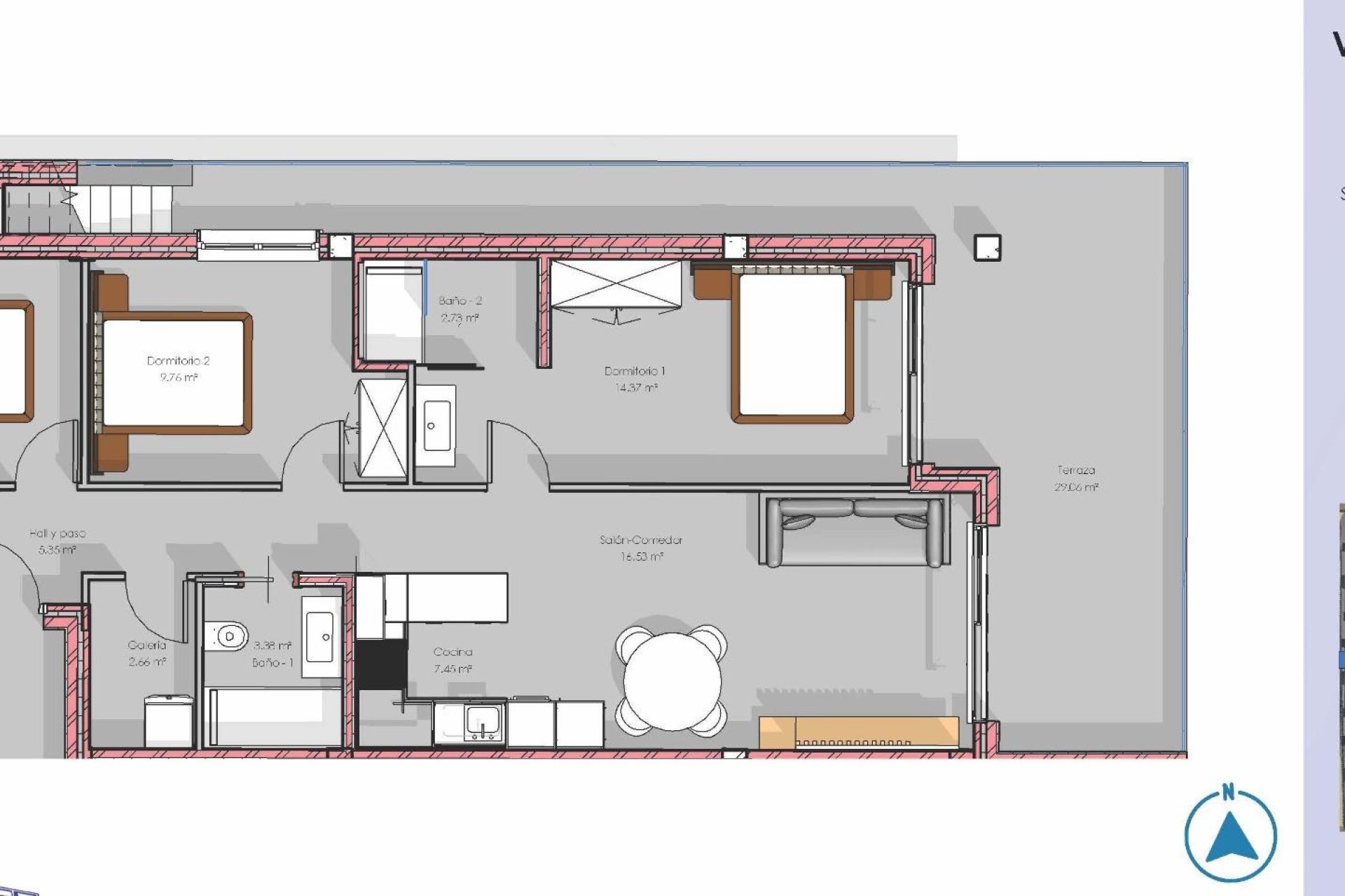 Nouvelle construction - Attique -
Guardamar del Segura - El Raso