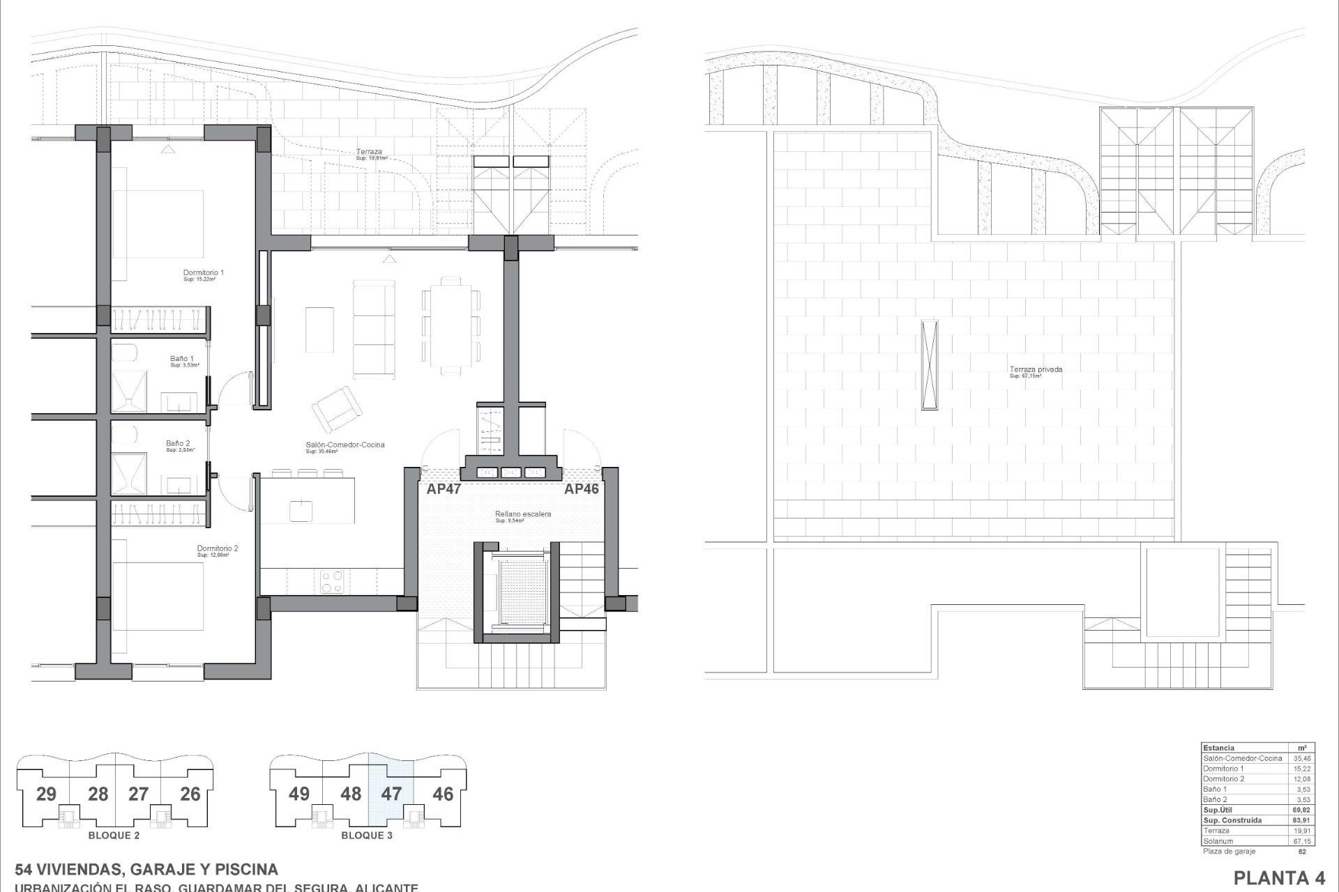 Nouvelle construction - Attique -
Guardamar del Segura - El Raso