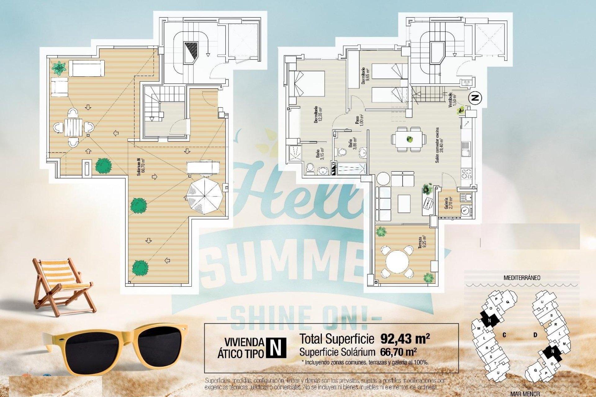 Nouvelle construction - Attique -
La Manga del Mar Menor - La Manga