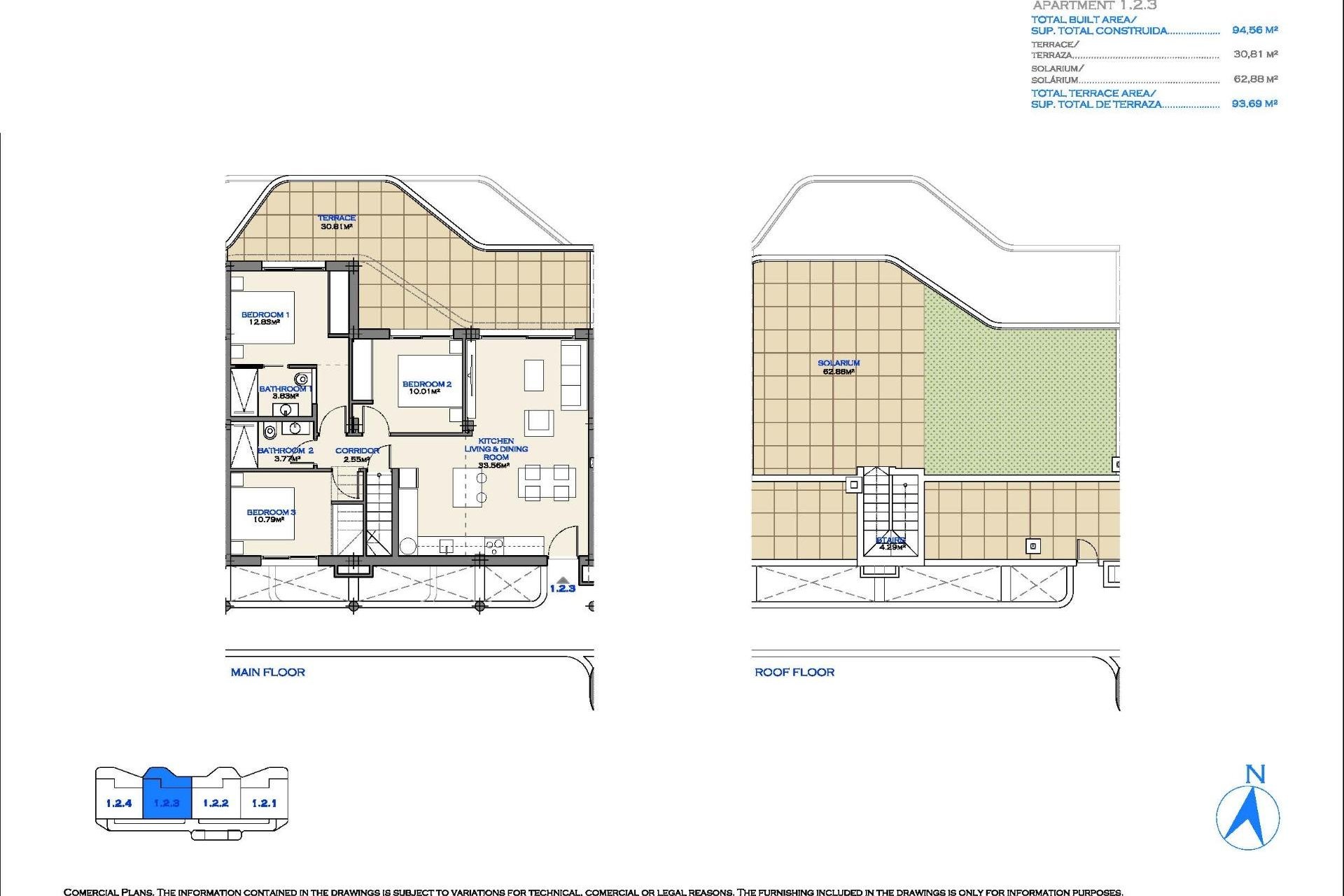 Nouvelle construction - Attique -
Los Alcazares - Serena Golf