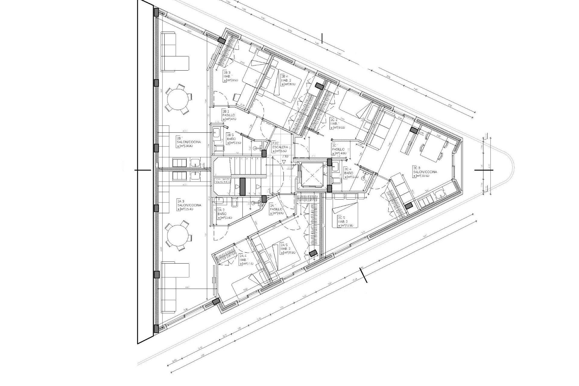 Nouvelle construction - Attique -
Mazarron - pueblo