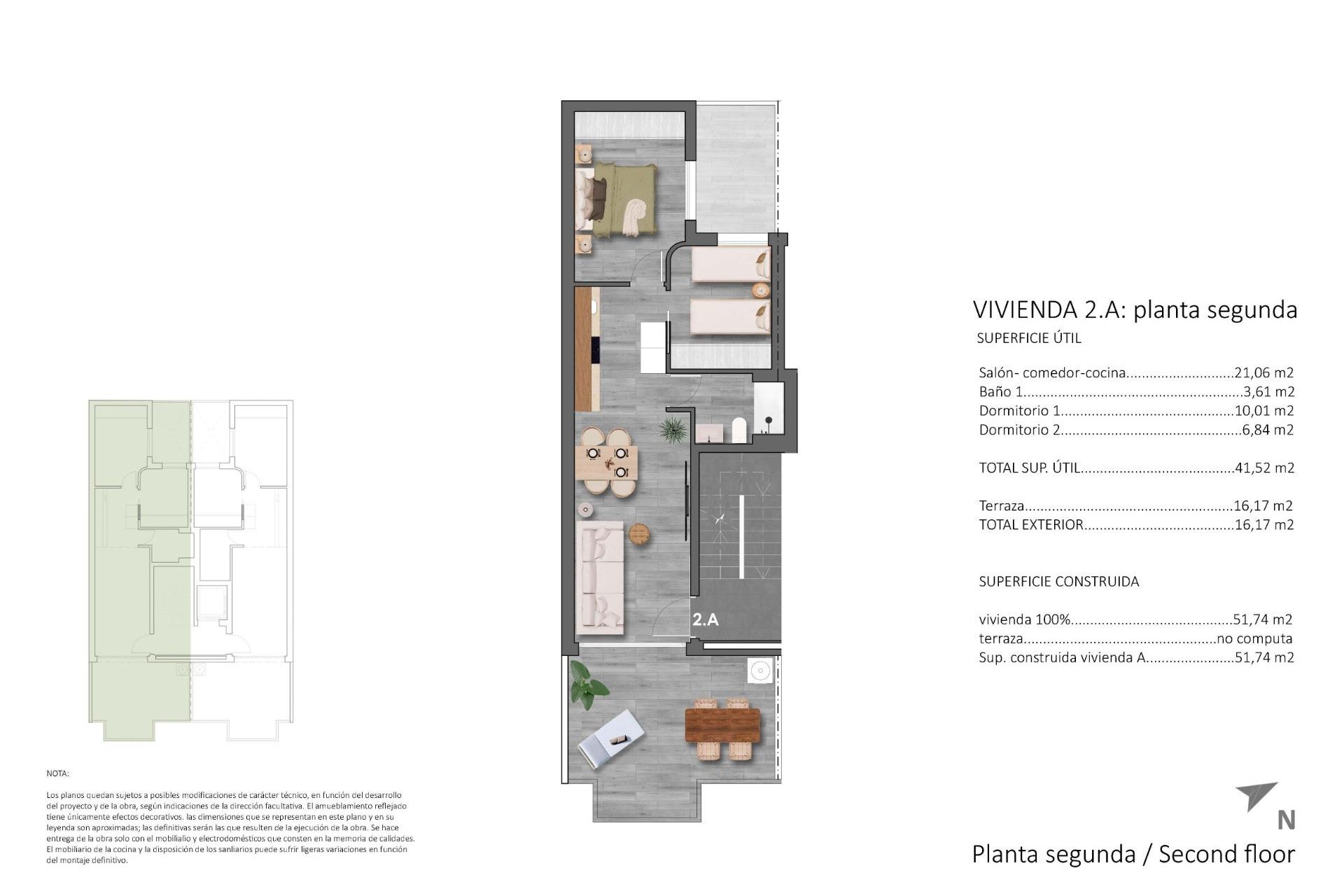 Nouvelle construction - Attique -
Pilar de la Horadada - Torre De La Horadada