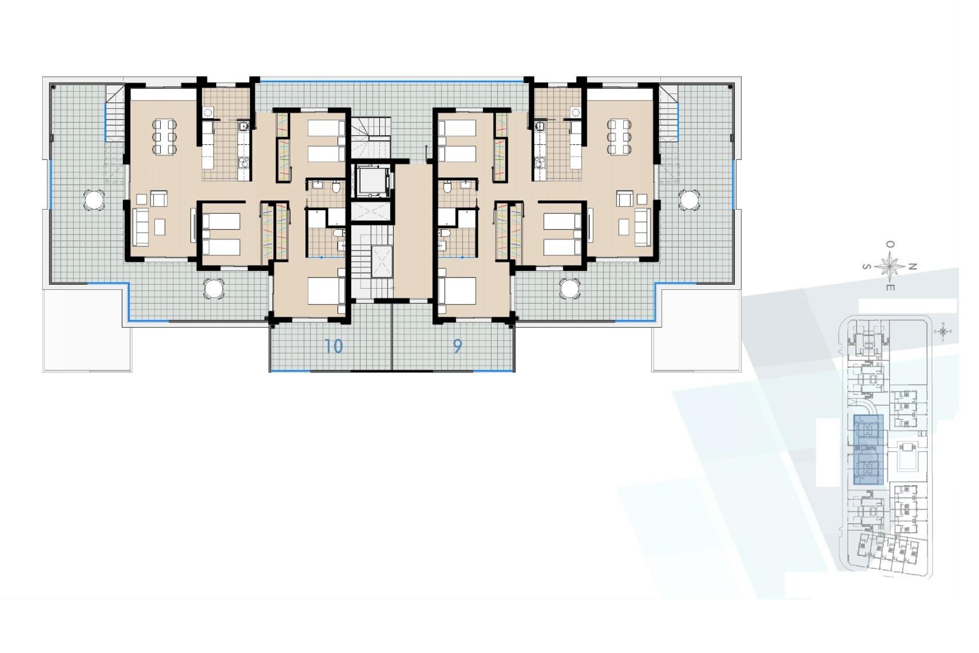 Nouvelle construction - Attique -
Pilar de la Horadada - Torre De La Horadada