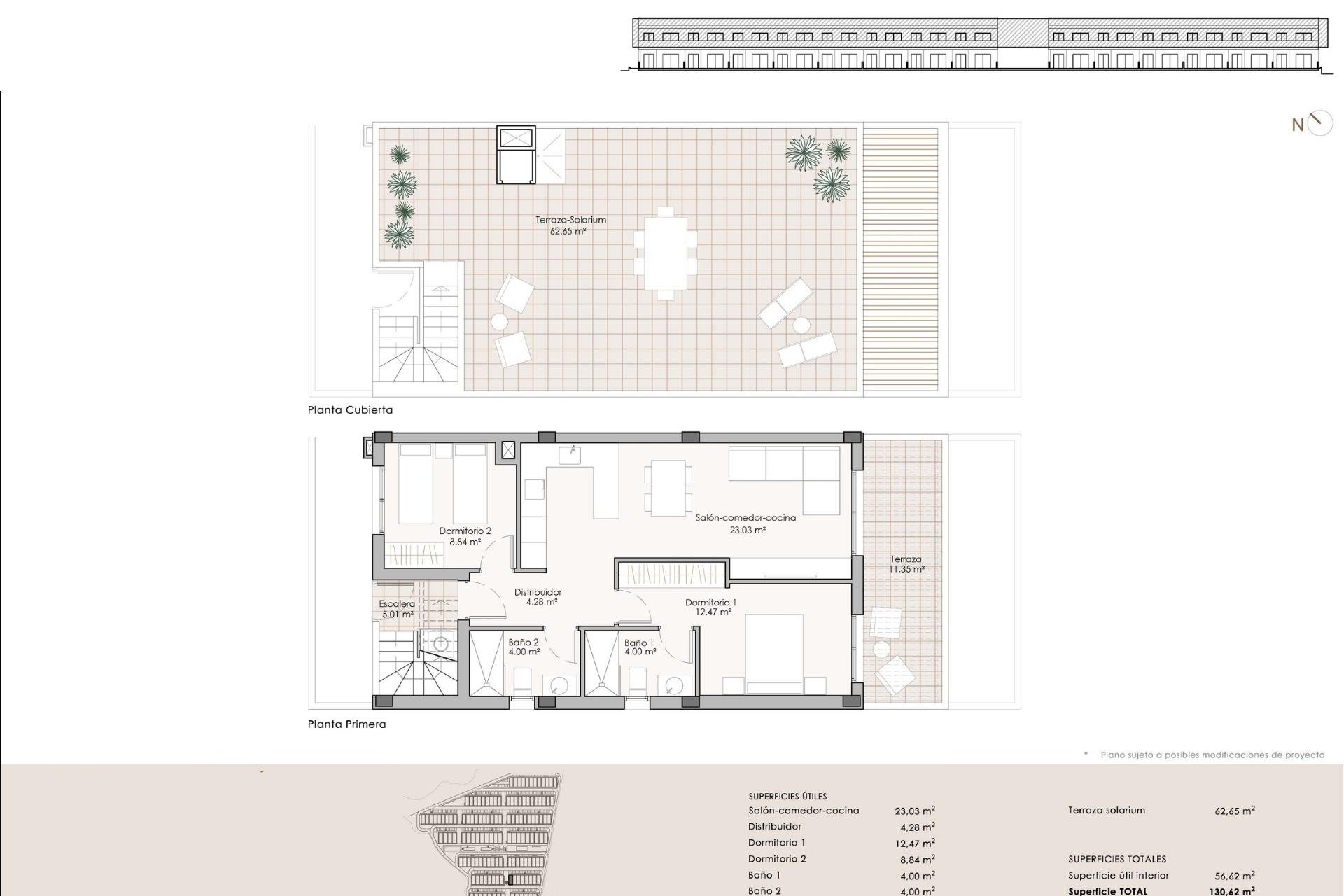 Nouvelle construction - Attique -
Pulpi - Aguilón Golf