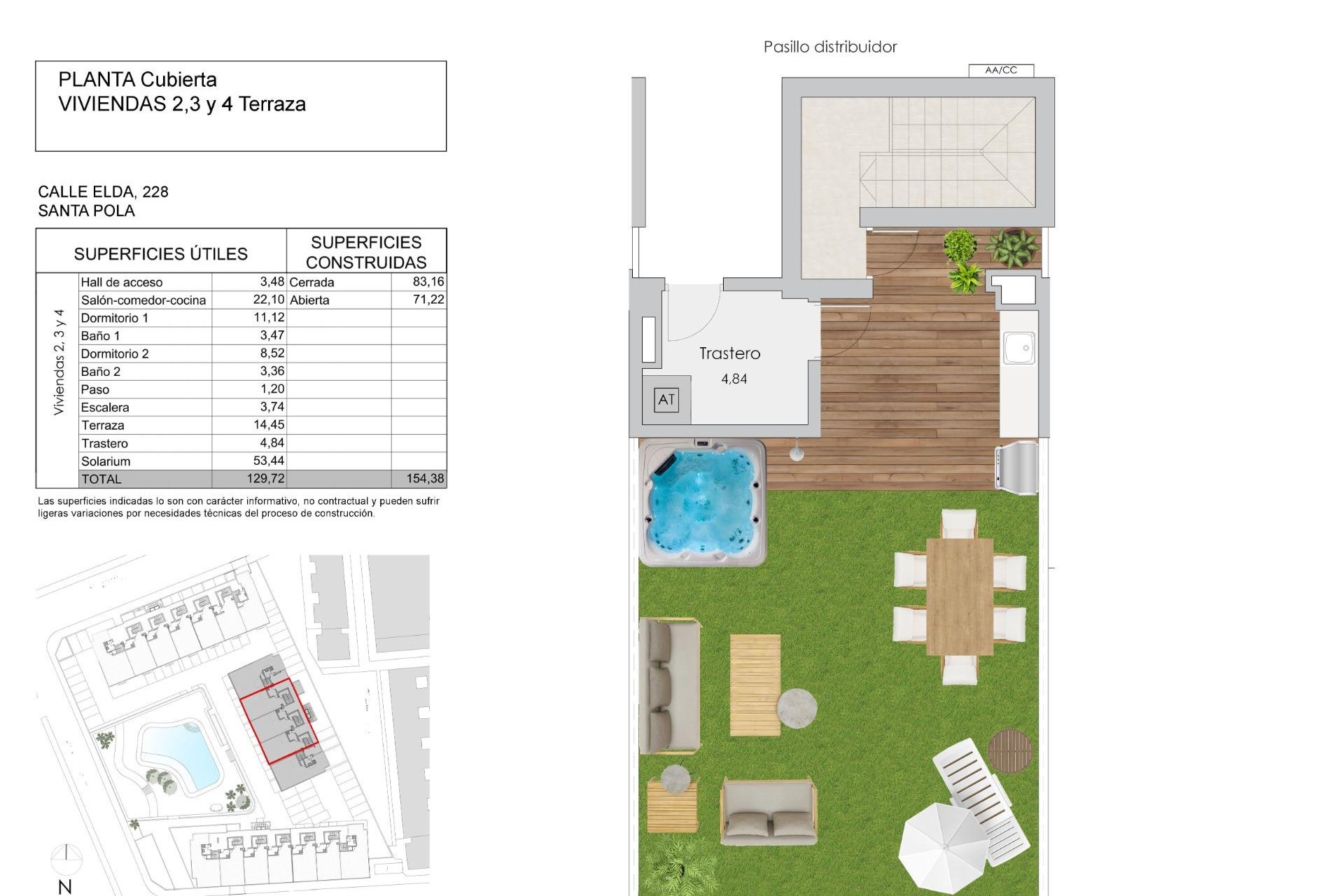 Nouvelle construction - Attique -
Santa Pola - Playa Tamarit