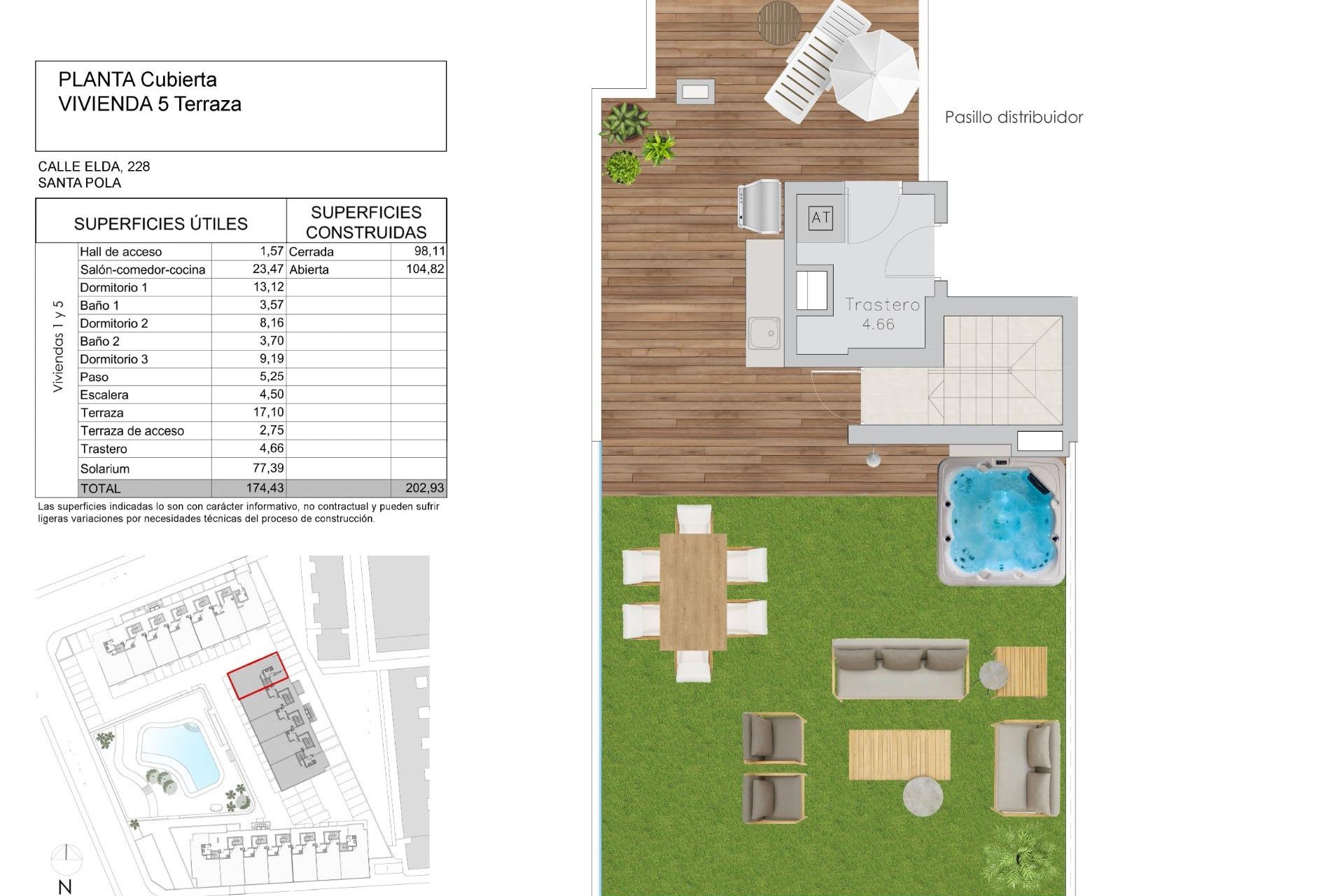 Nouvelle construction - Attique -
Santa Pola - Playa Tamarit