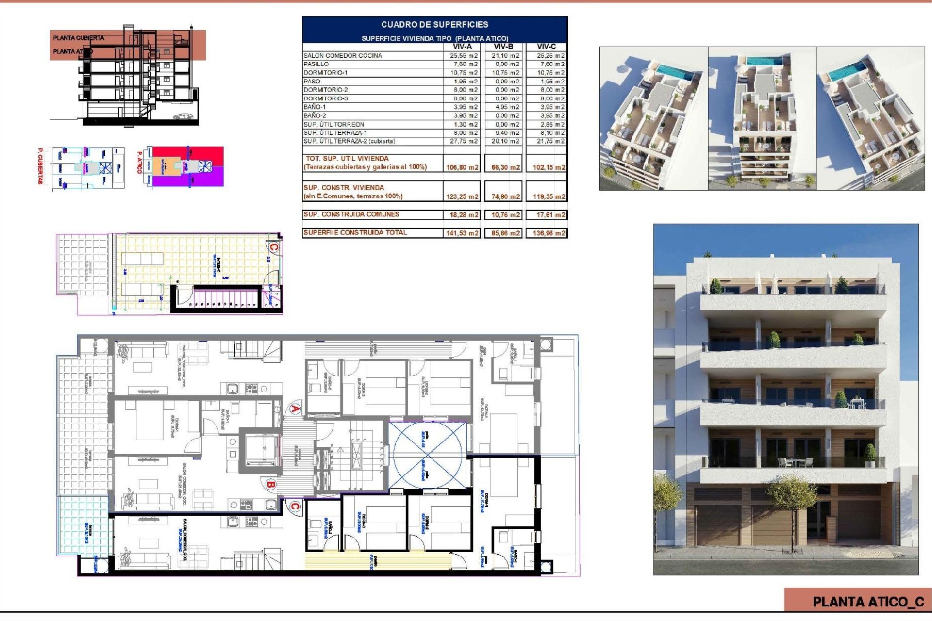 Nouvelle construction - Attique -
Torrevieja - Centro