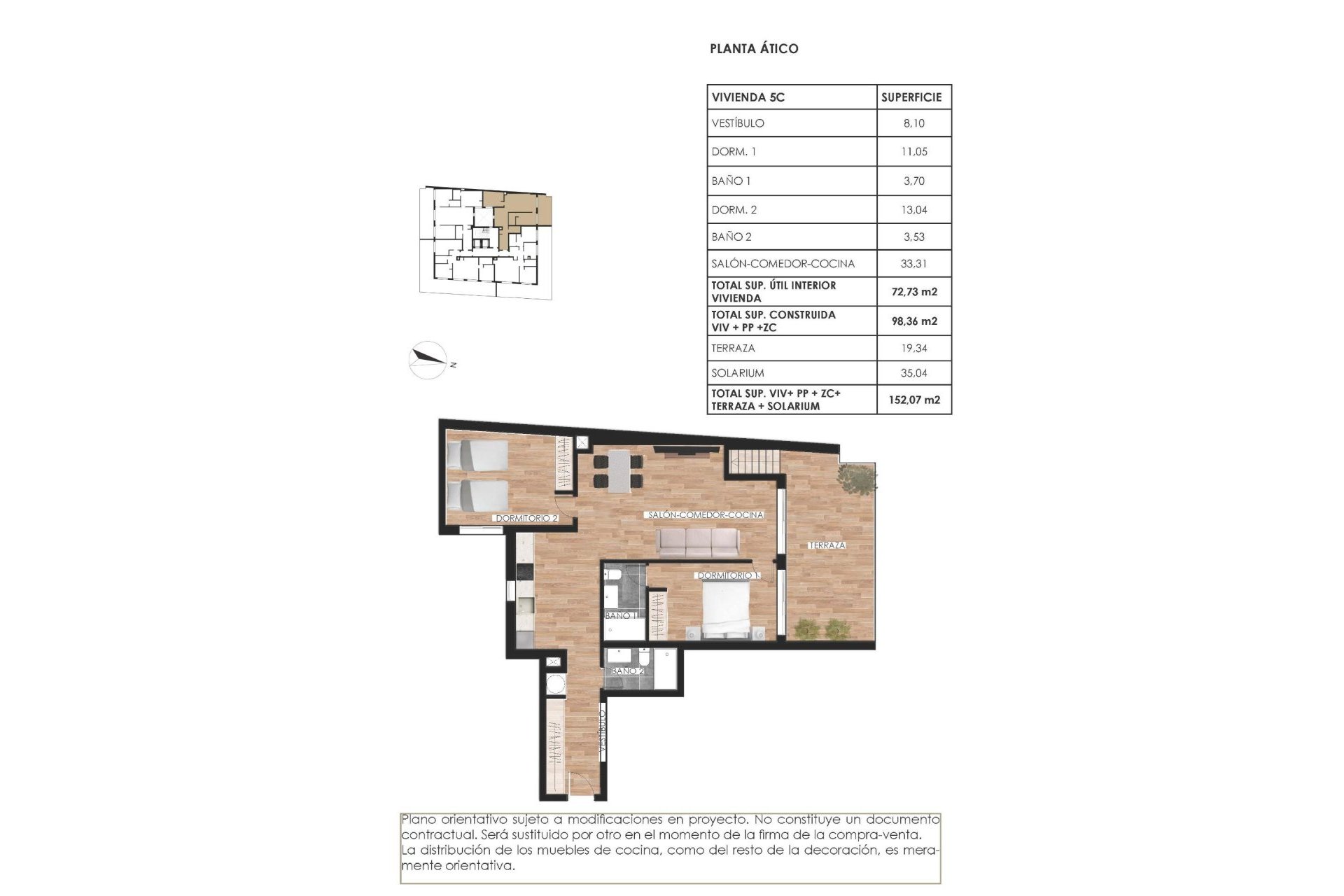 Nouvelle construction - Attique -
Torrevieja - Parque de las Naciones