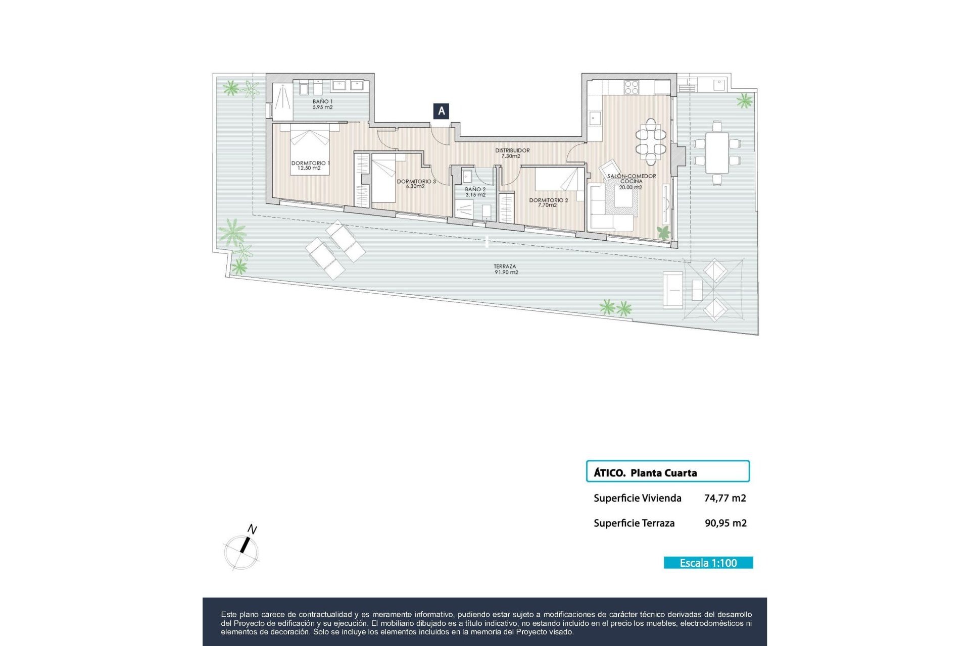 Nouvelle construction - Attique -
Torrevieja - Playa de El Cura