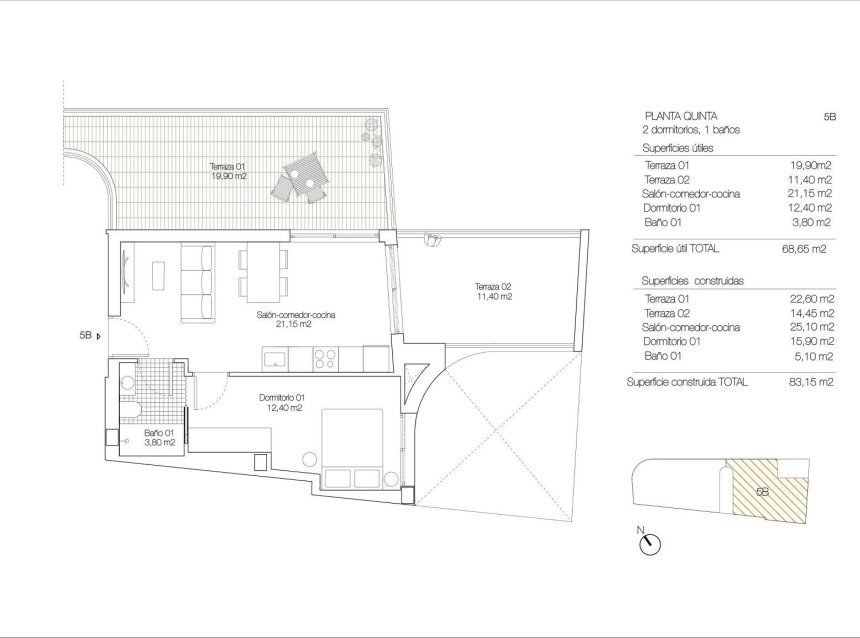 Nouvelle construction - Attique -
Torrevieja - Playa de los Locos