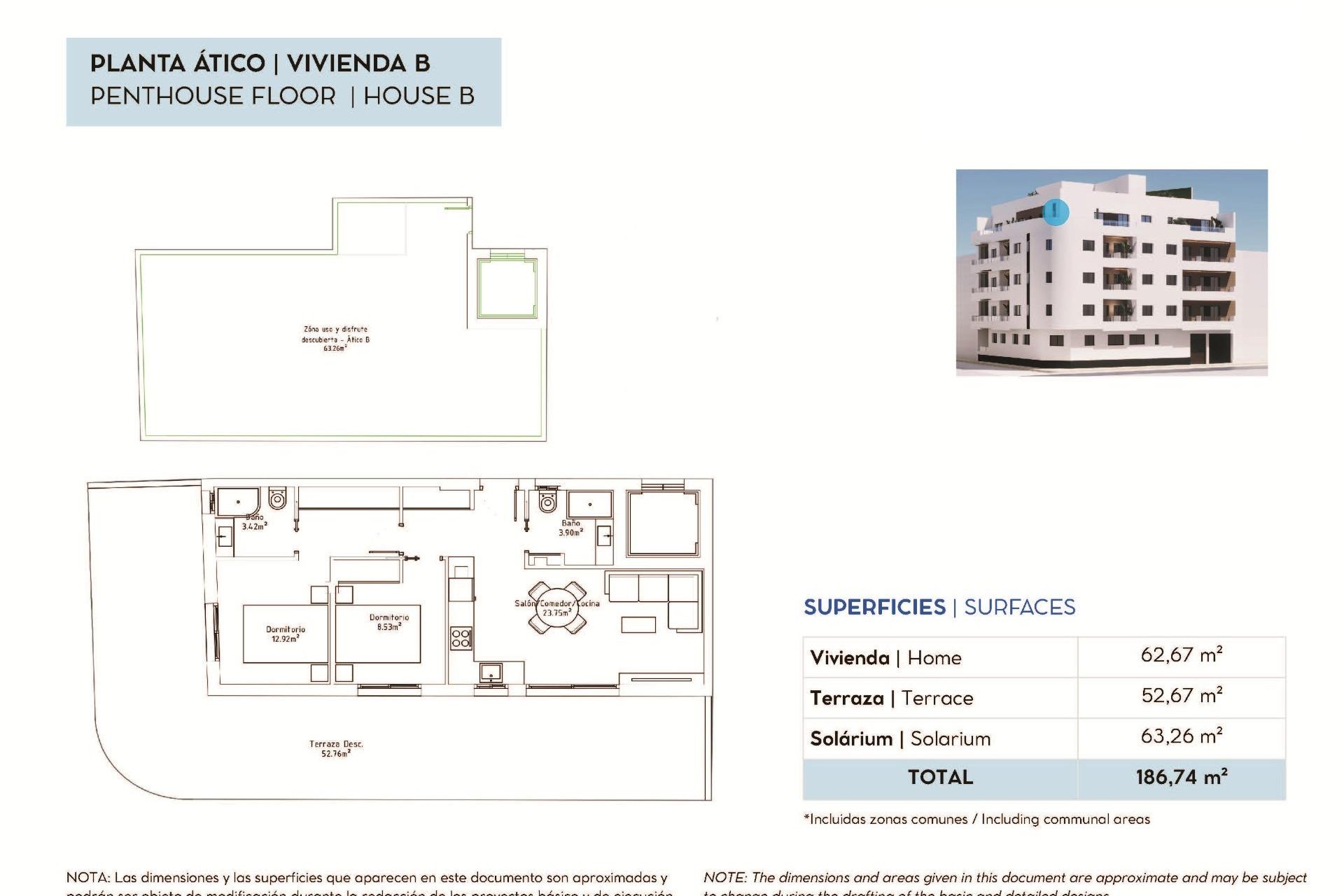 Nouvelle construction - Attique -
Torrevieja - pueblo