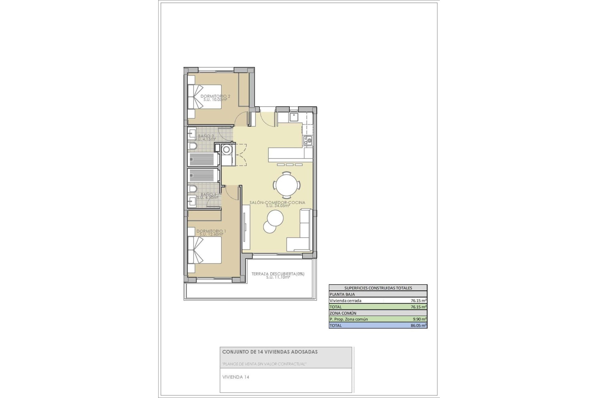 Nouvelle construction - Bungalow -
Rojales - Pueblo