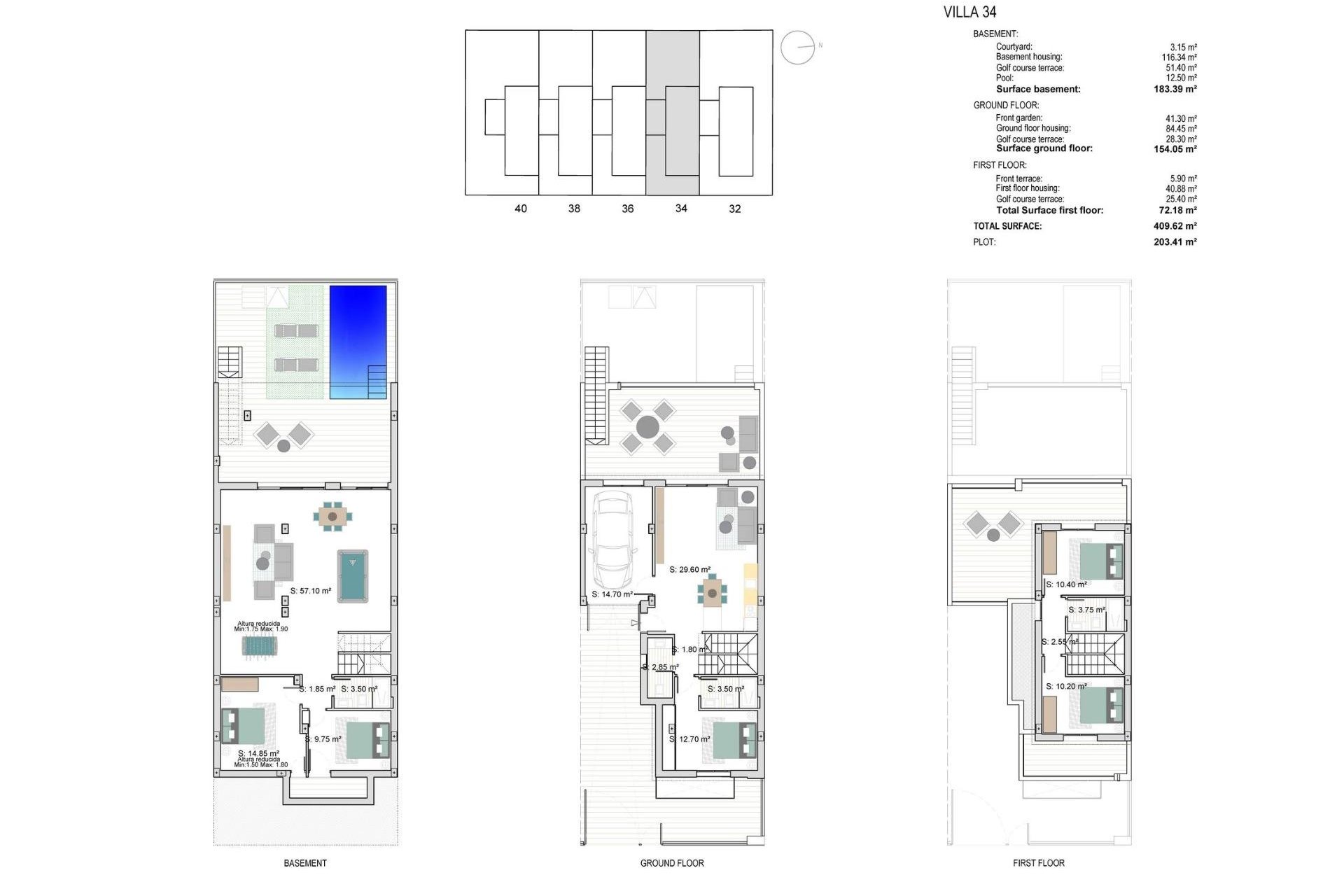 Nouvelle construction - Town House -
Los Alcazares - Serena Golf