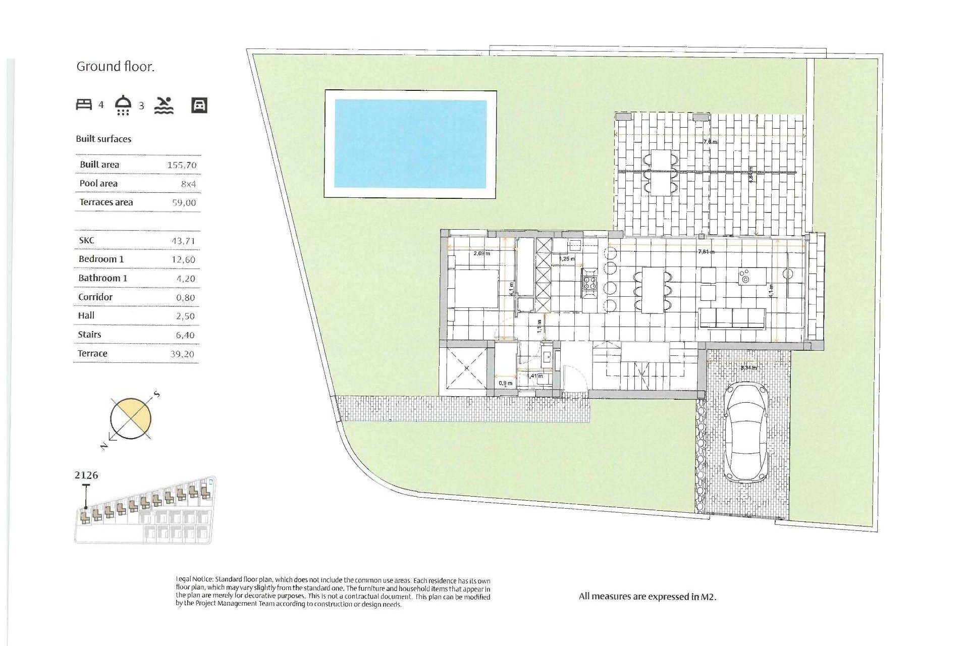 Nouvelle construction - Villa -
Algorfa - La Finca Golf