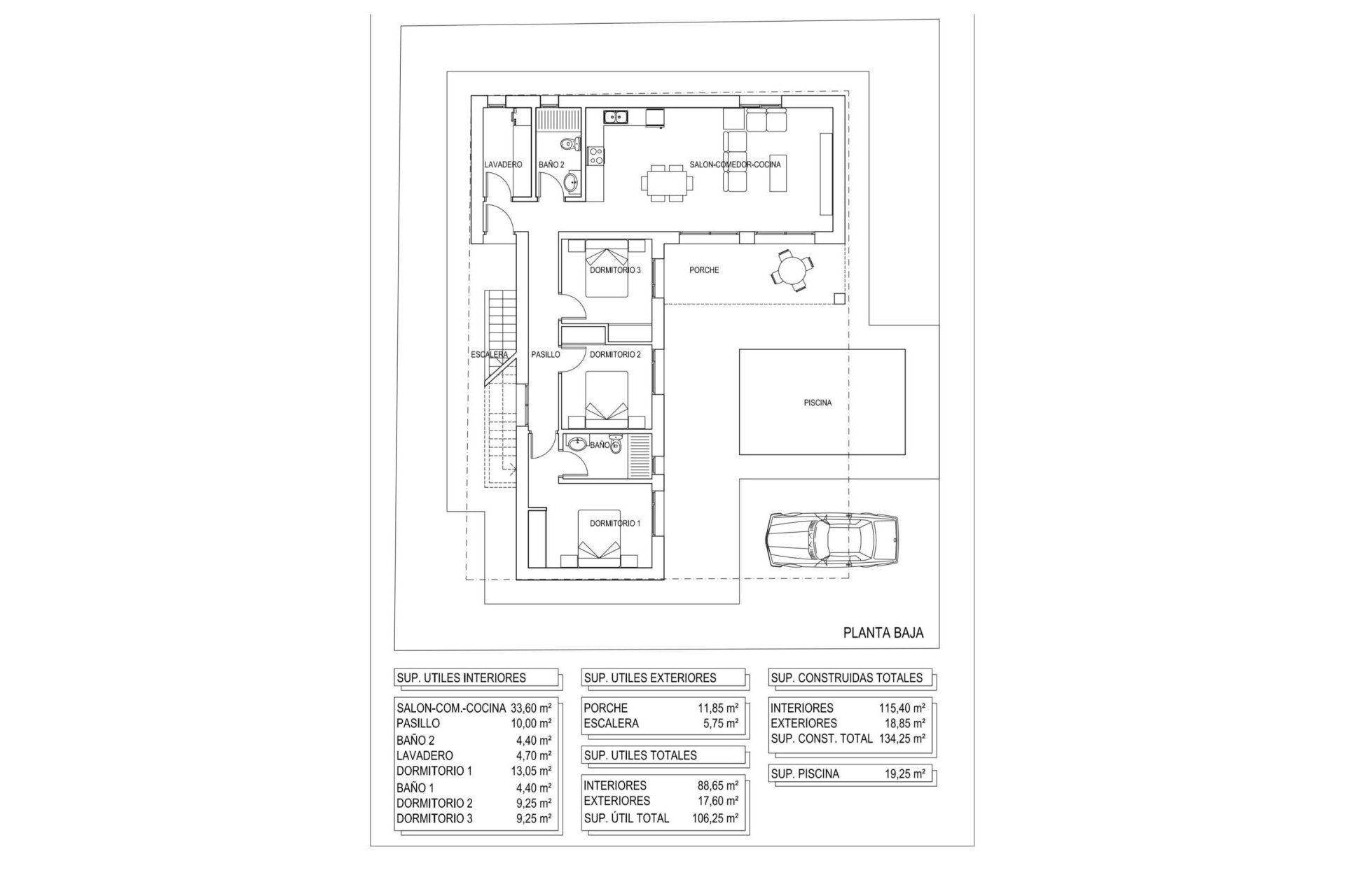 Nouvelle construction - Villa -
Pinoso - Campo