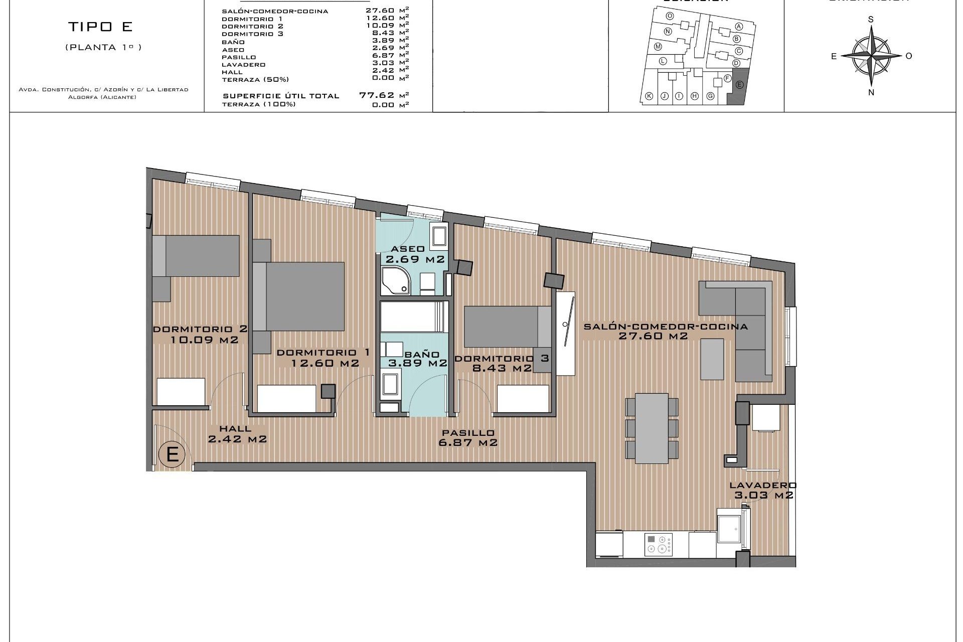 Obra nueva - Apartment -
Algorfa - Pueblo