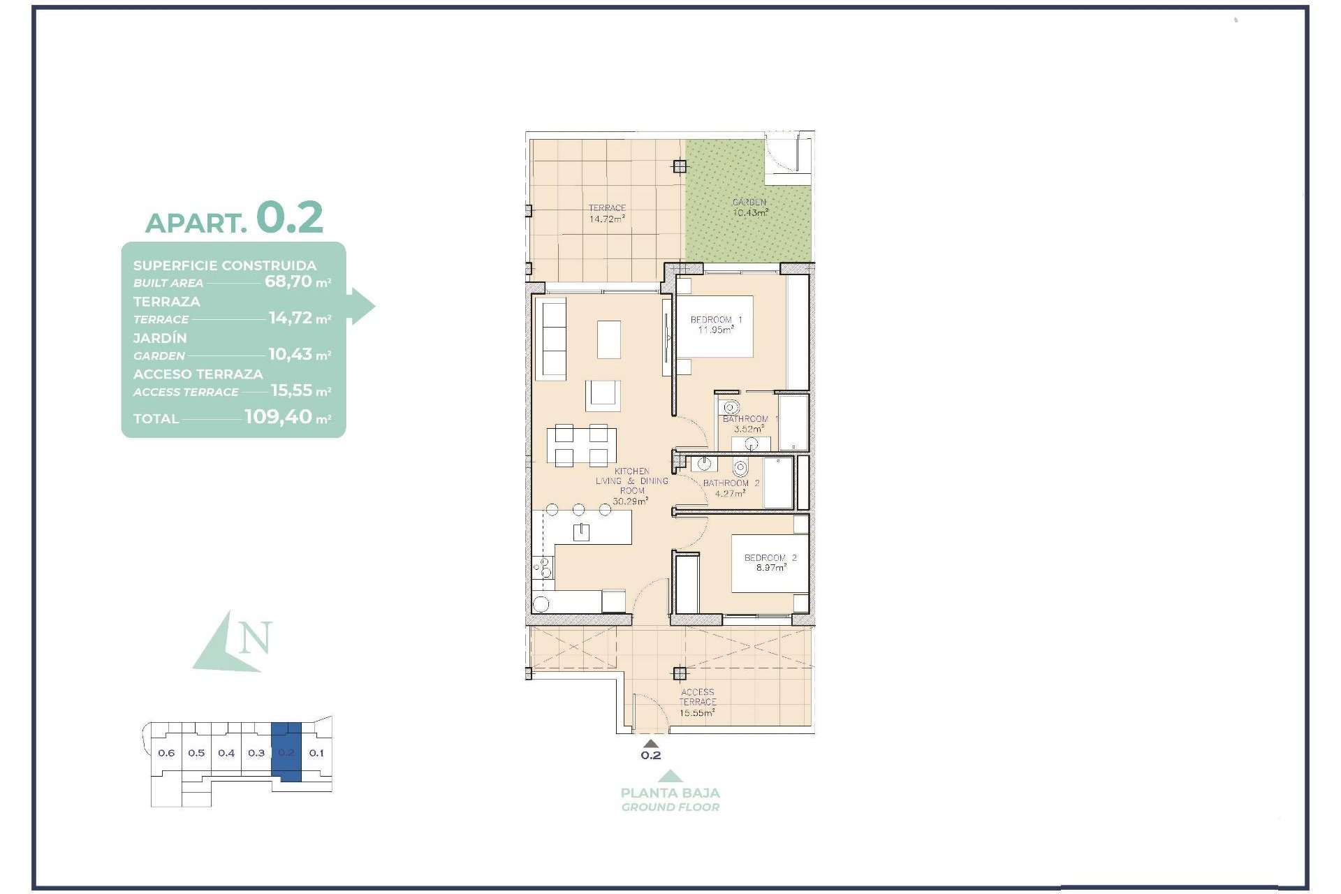 Obra nueva - Apartment -
Los Alcazares - Serena Golf