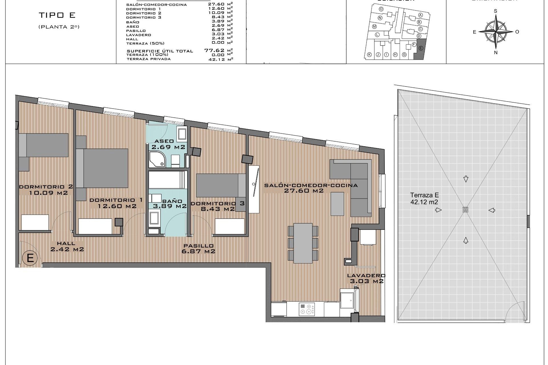 Obra nueva - Ático -
Algorfa - Pueblo