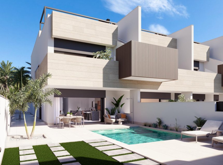 Obra nueva - Bungalow -
Pilar de la Horadada - parques de Andromeda