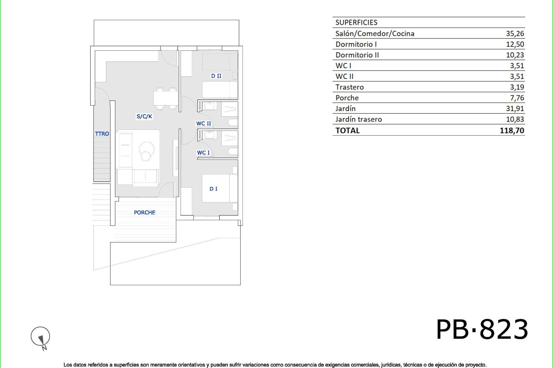 Obra nueva - Bungalow -
San Miguel de Salinas - Pueblo