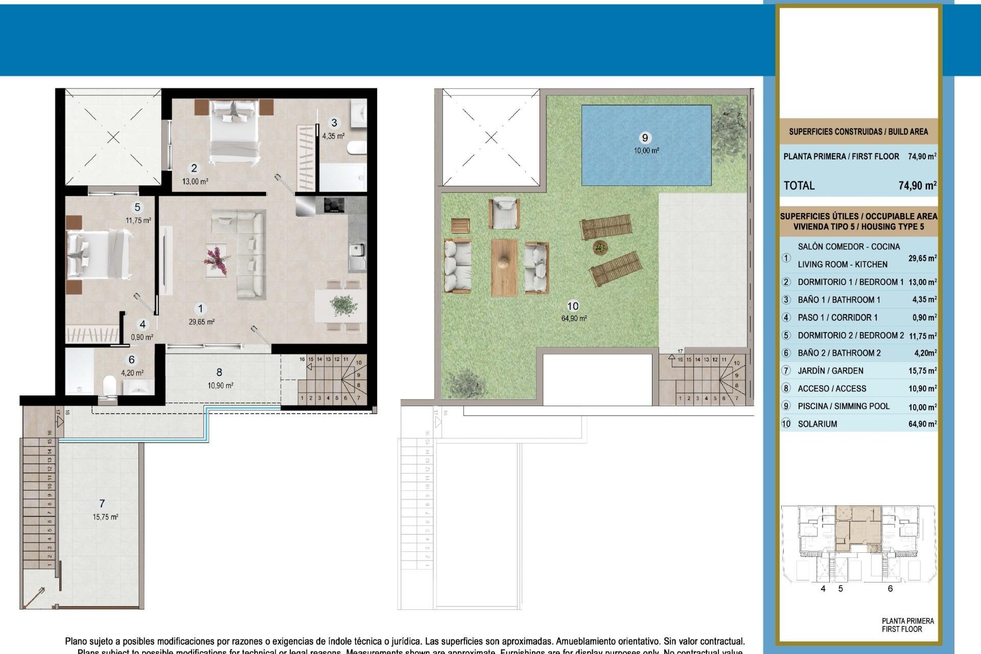 Obra nueva - Bungalow -
San Pedro del Pinatar - Lo Pagan