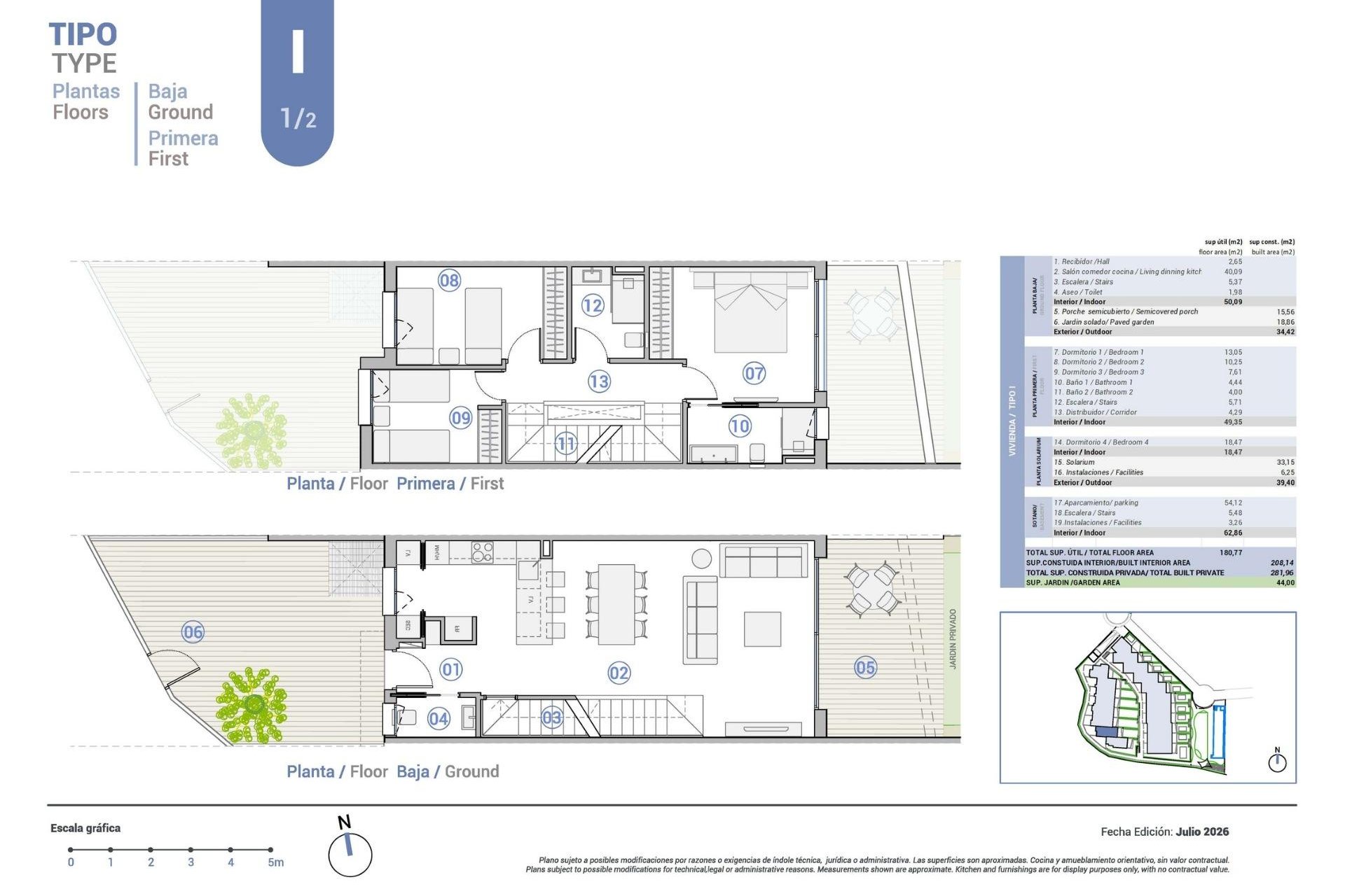 Obra nueva - Town House -
El Campello - Platja de L´Amerador