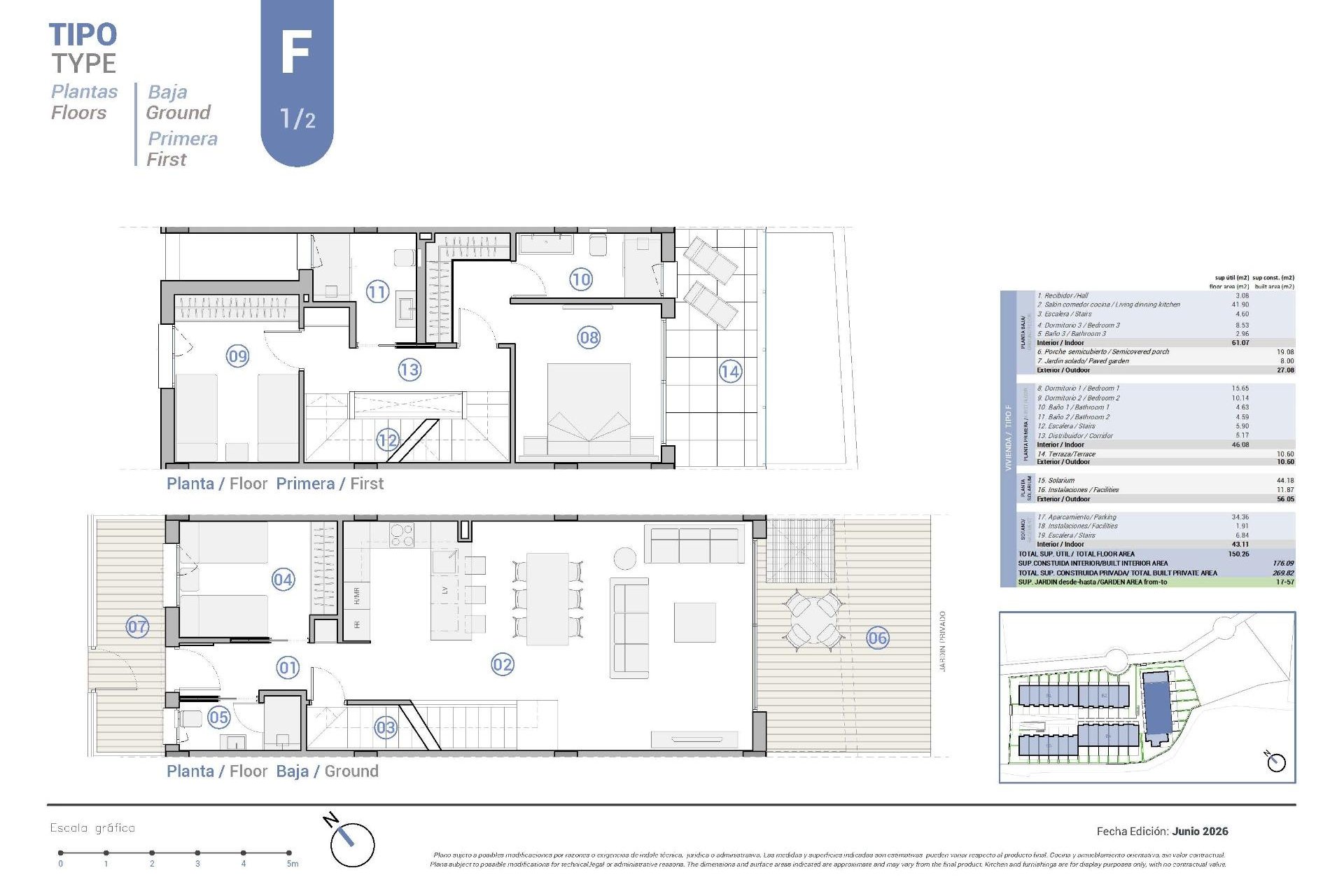 Obra nueva - Town House -
El Campello - Platja de L´Amerador