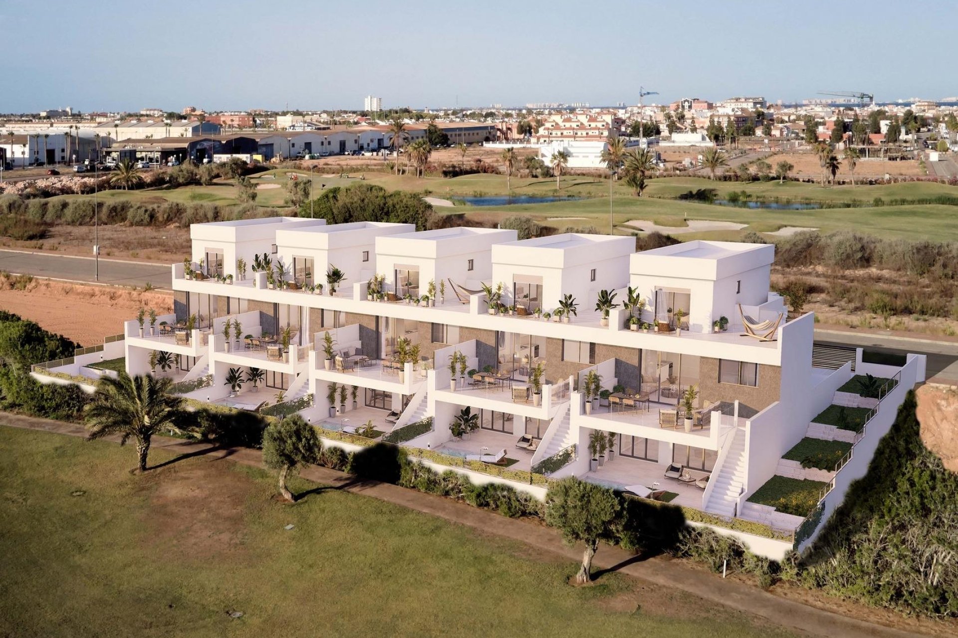 Obra nueva - Town House -
Los Alcazares - Serena Golf