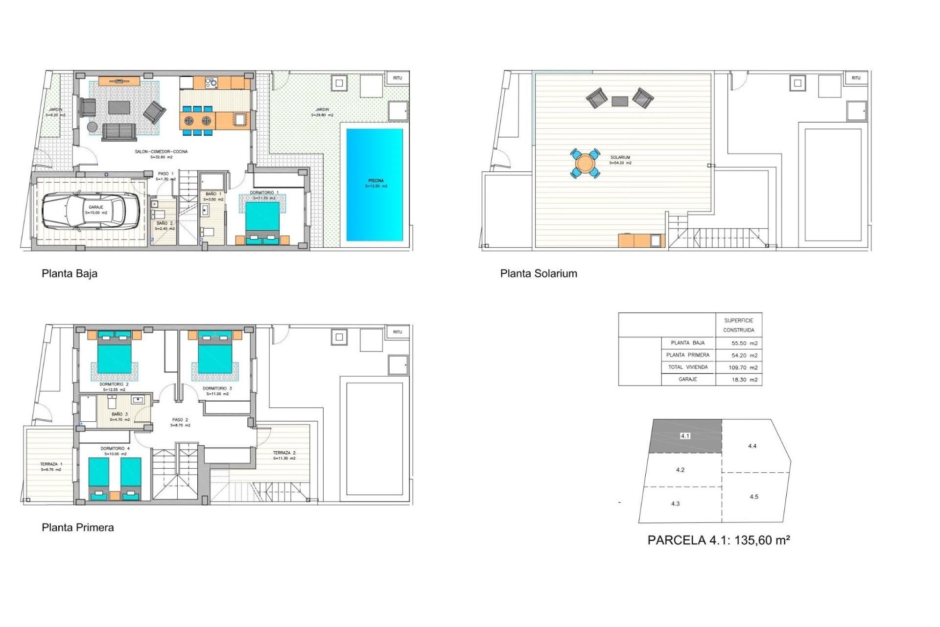 Obra nueva - Town House -
Los Belones - Centro