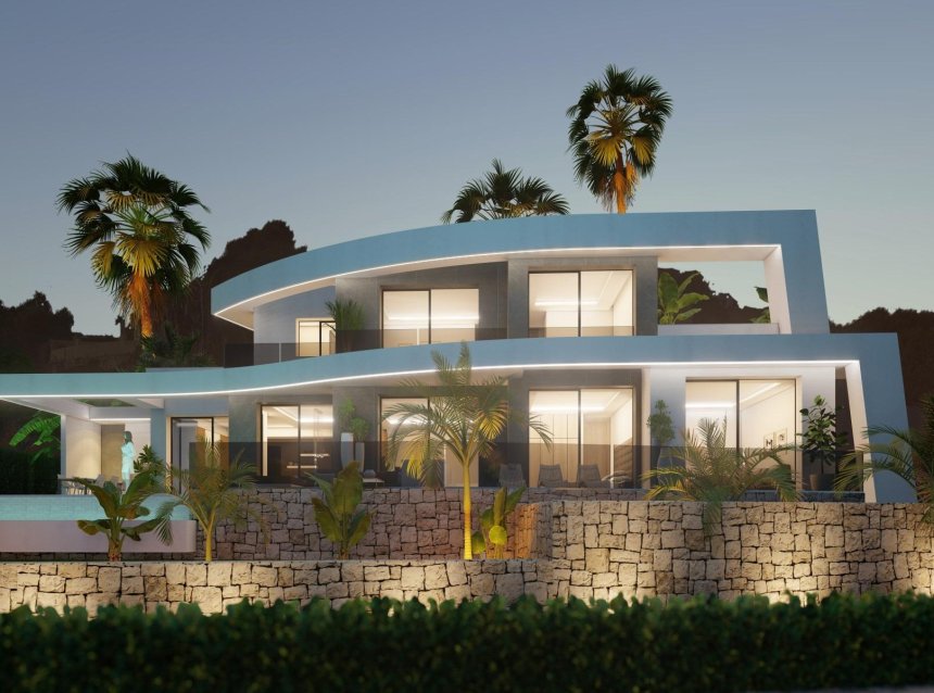 Obra nueva - Villa -
Benissa - Playa de La Fustera