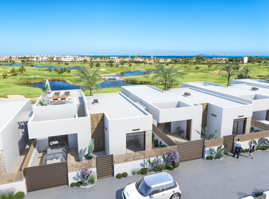 Obra nueva - Villa -
Los Alcazares - Serena Golf