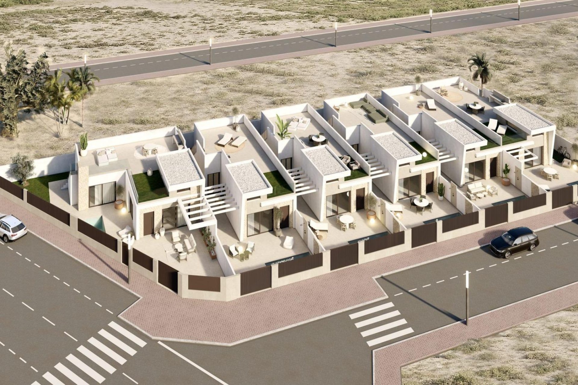 Obra nueva - Villa -
Los Alcazares - Serena Golf