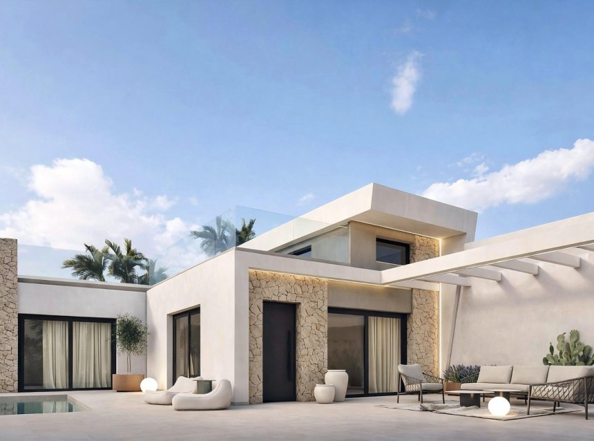 Obra nueva - Villa -
Los Alcazares - Serena Golf