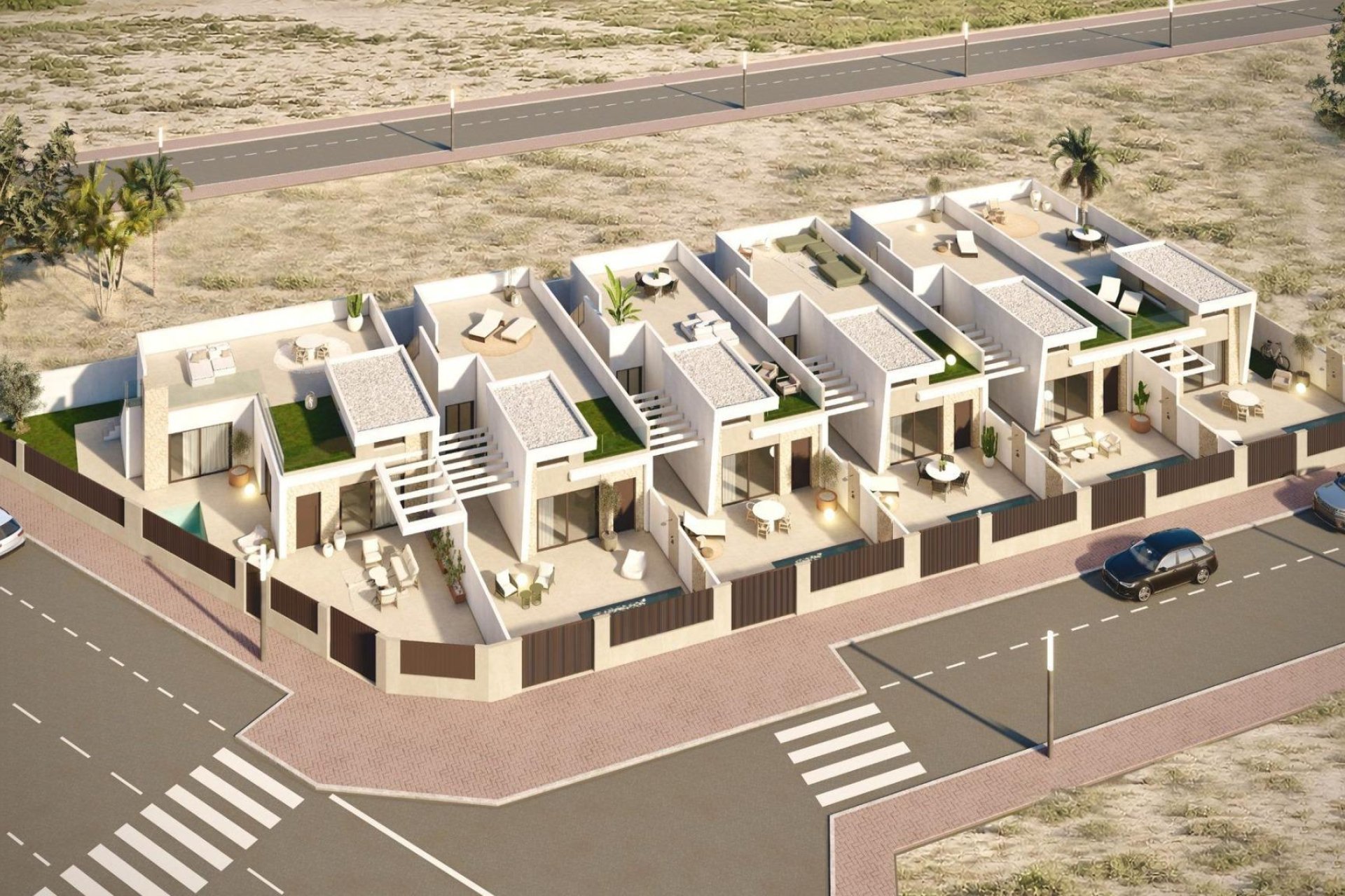Obra nueva - Villa -
Los Alcazares - Serena Golf