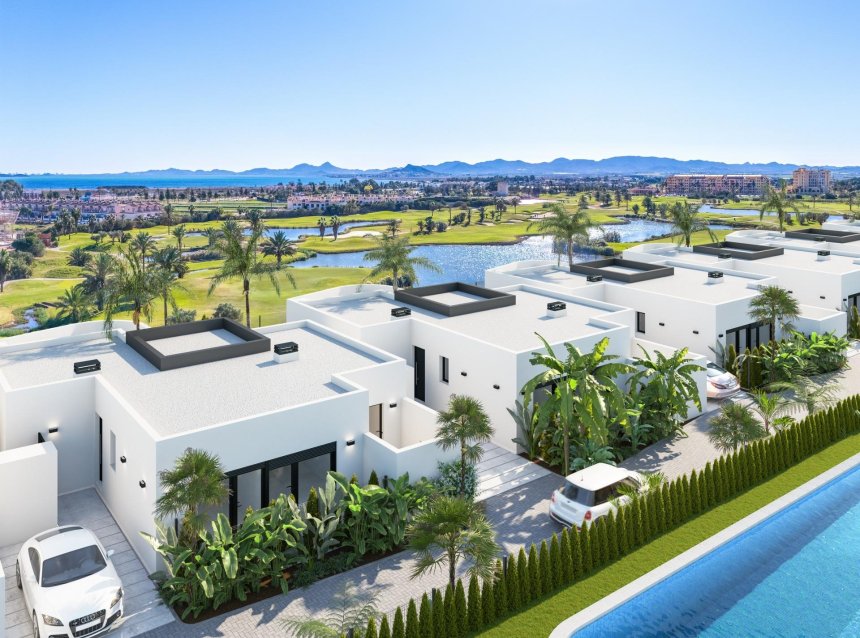 Obra nueva - Villa -
Los Alcazares - Serena Golf